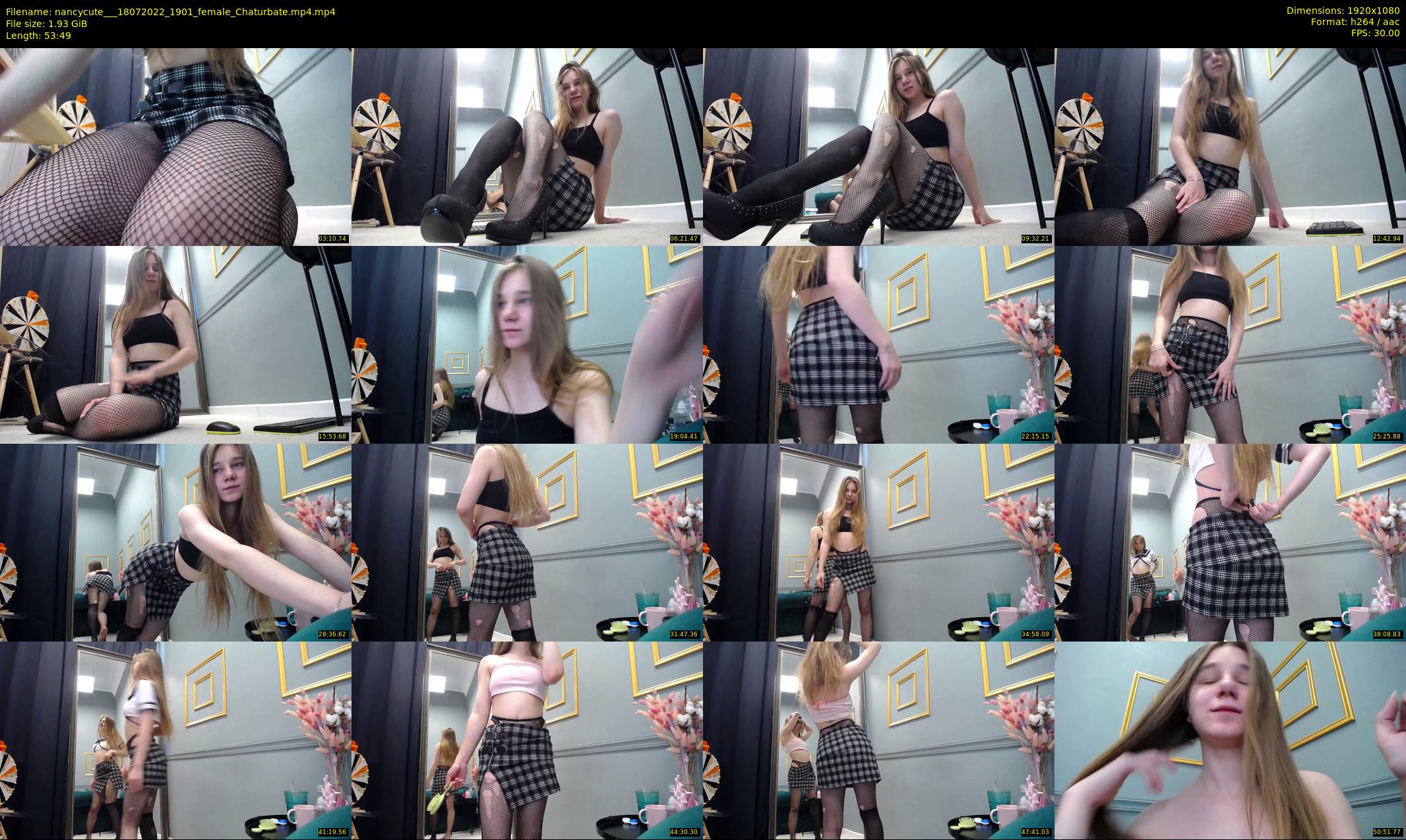 nancycute__ — 54 minute Chaturbate female cam show recording, 1080p, Jul 18, 2022