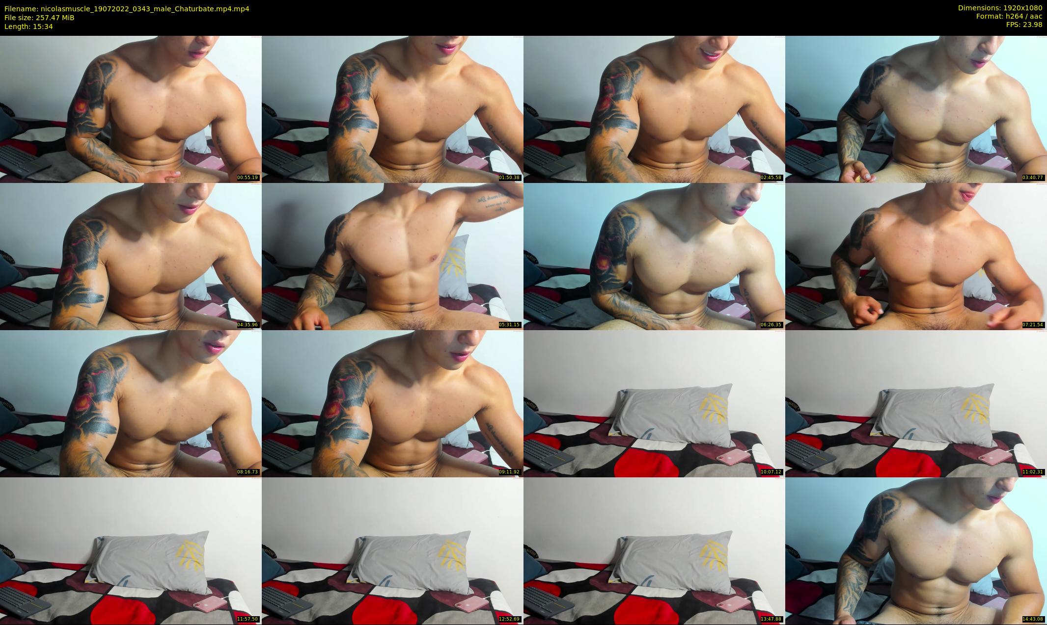 nicolasmuscle — 16 minute Chaturbate male cam show recording, 1080p, Jul 19, 2022