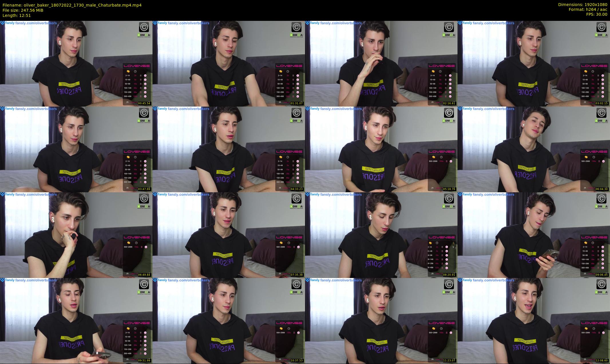 oliver_baker — 13 minute Chaturbate male cam show recording, 1080p, Jul 18, 2022