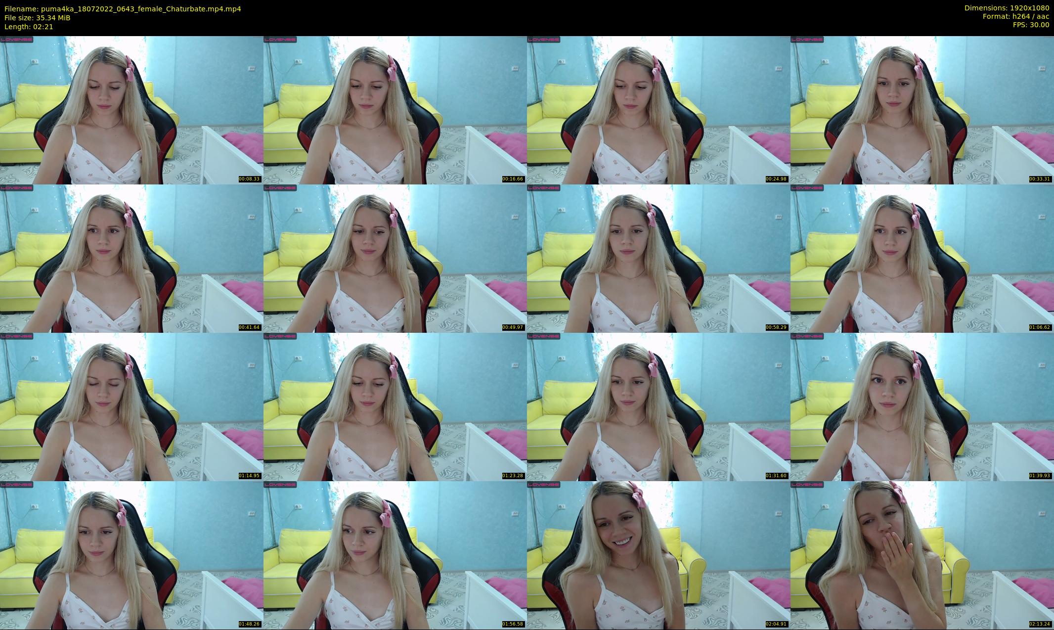 puma4ka — 3 minute Chaturbate female cam show recording, 1080p, Jul 18, 2022
