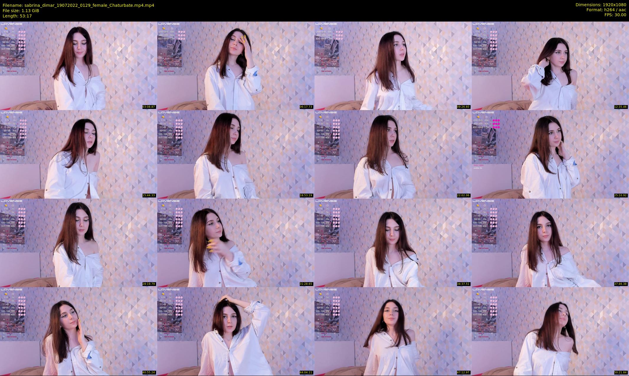 sabrina_dimar — 54 minute Chaturbate female cam show recording, 1080p, Jul 19, 2022