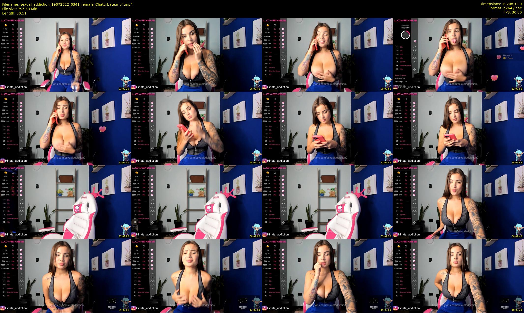 sexual_addiction — 51 minute Chaturbate couple cam show recording, 1080p, Jul 19, 2022