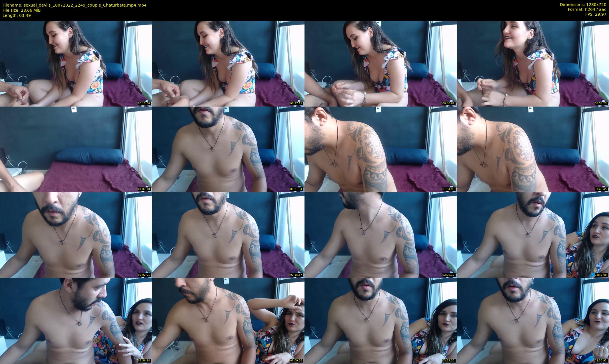 sexual_devils — 4 minute Chaturbate couple cam show recording, 720p, Jul 18, 2022