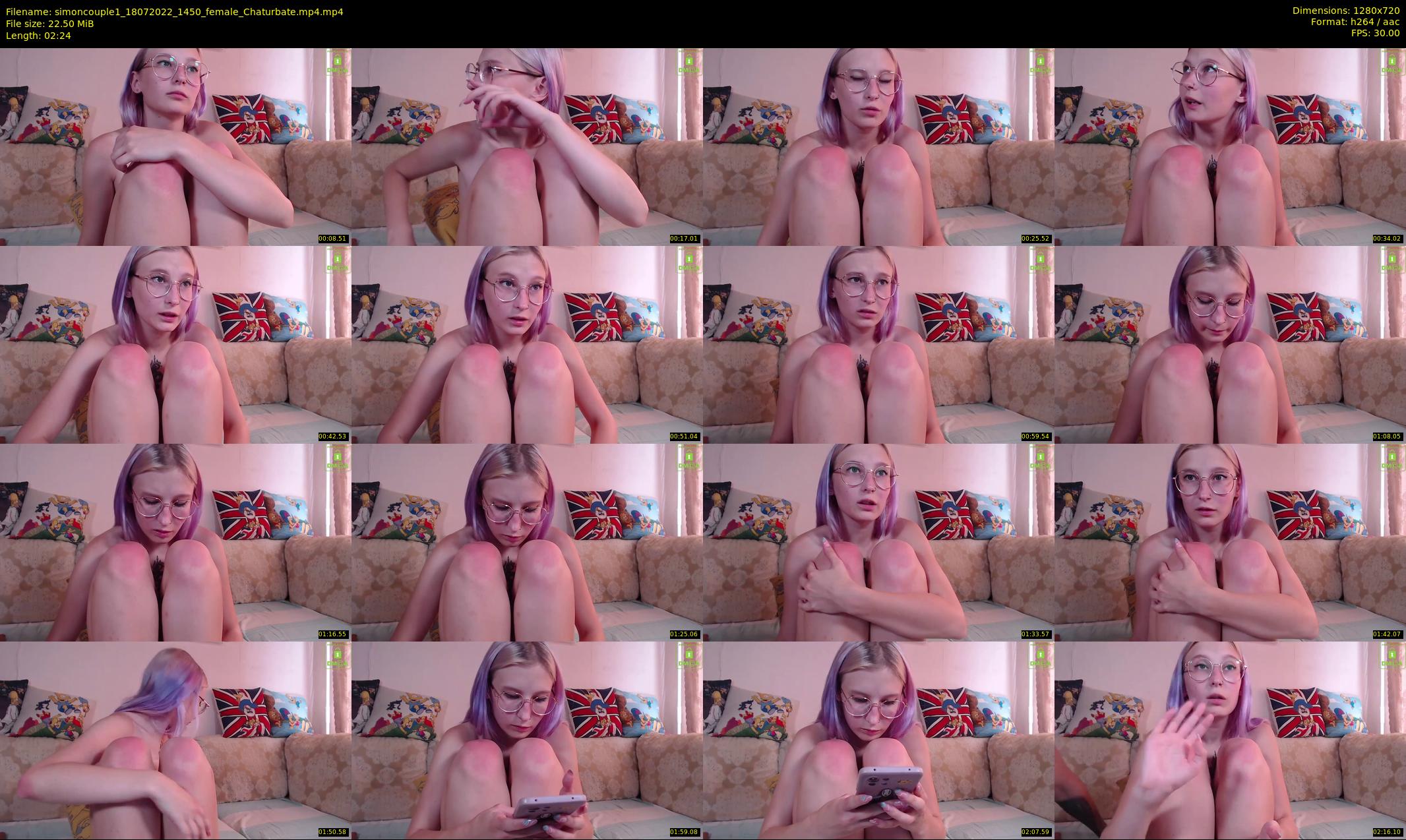 simoncouple1 — 3 minute Chaturbate couple cam show recording, 720p, Jul 18, 2022