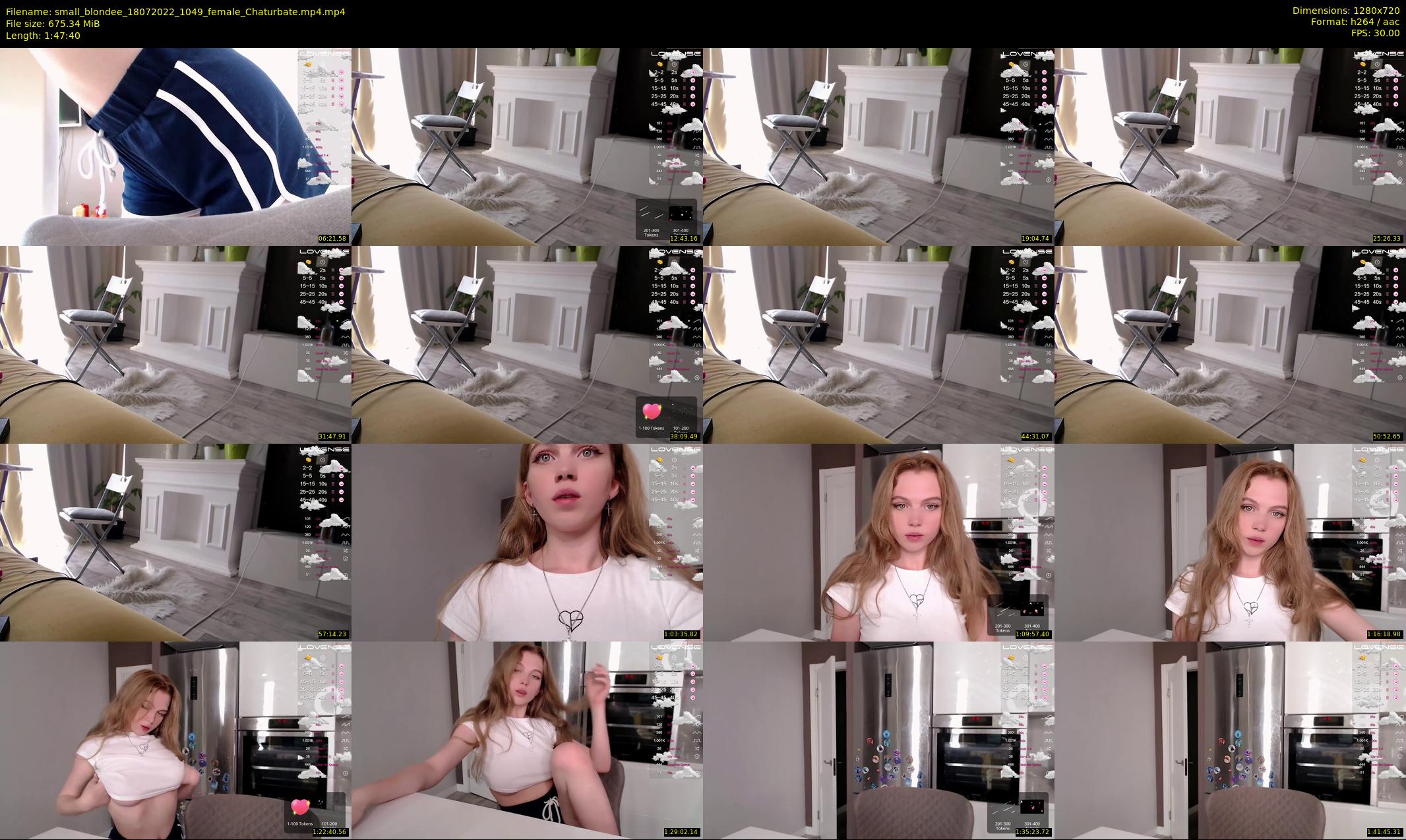 small_blondee — 108 minute Chaturbate female cam show recording, 720p, Jul 18, 2022