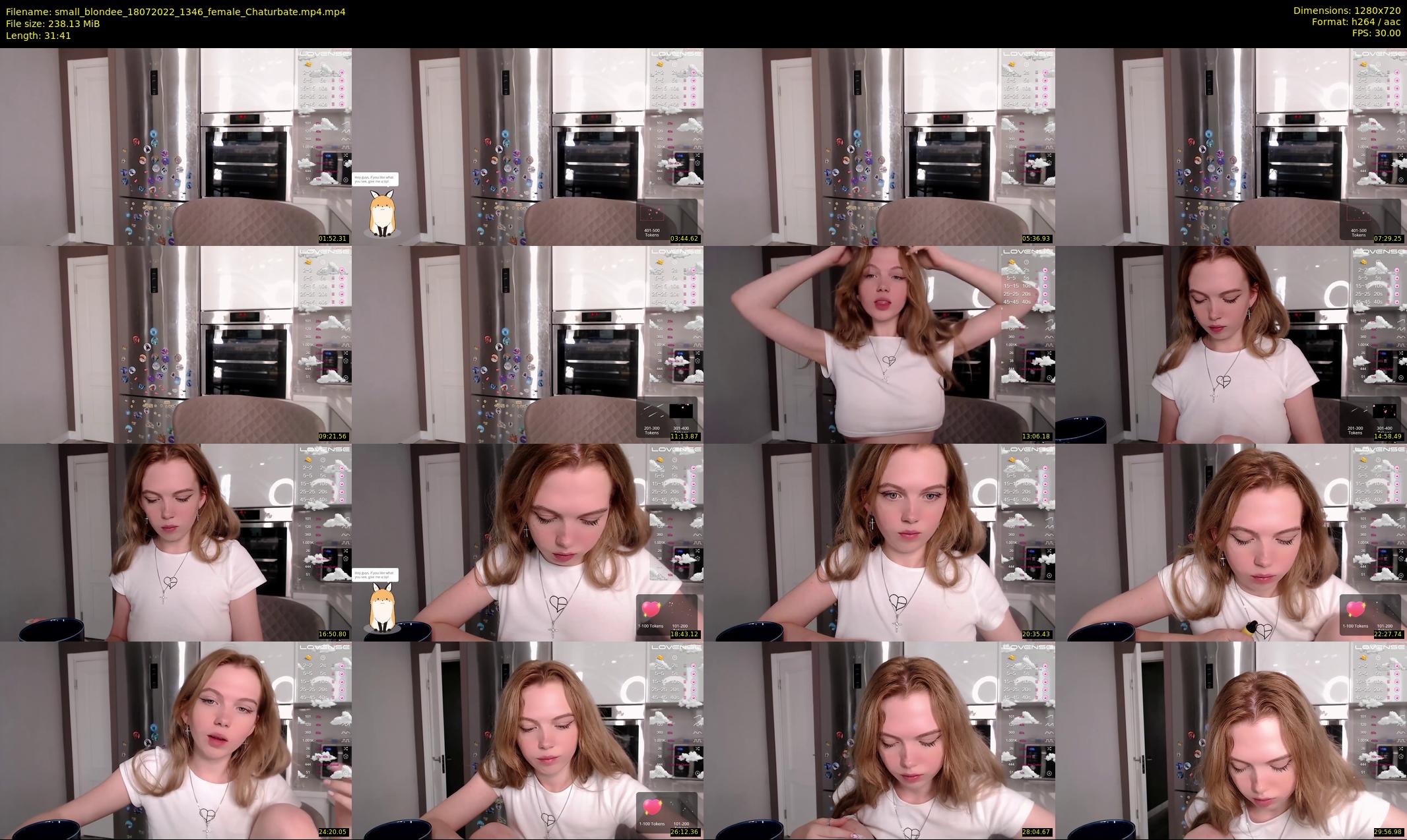 small_blondee — 32 minute Chaturbate female cam show recording, 720p, Jul 18, 2022