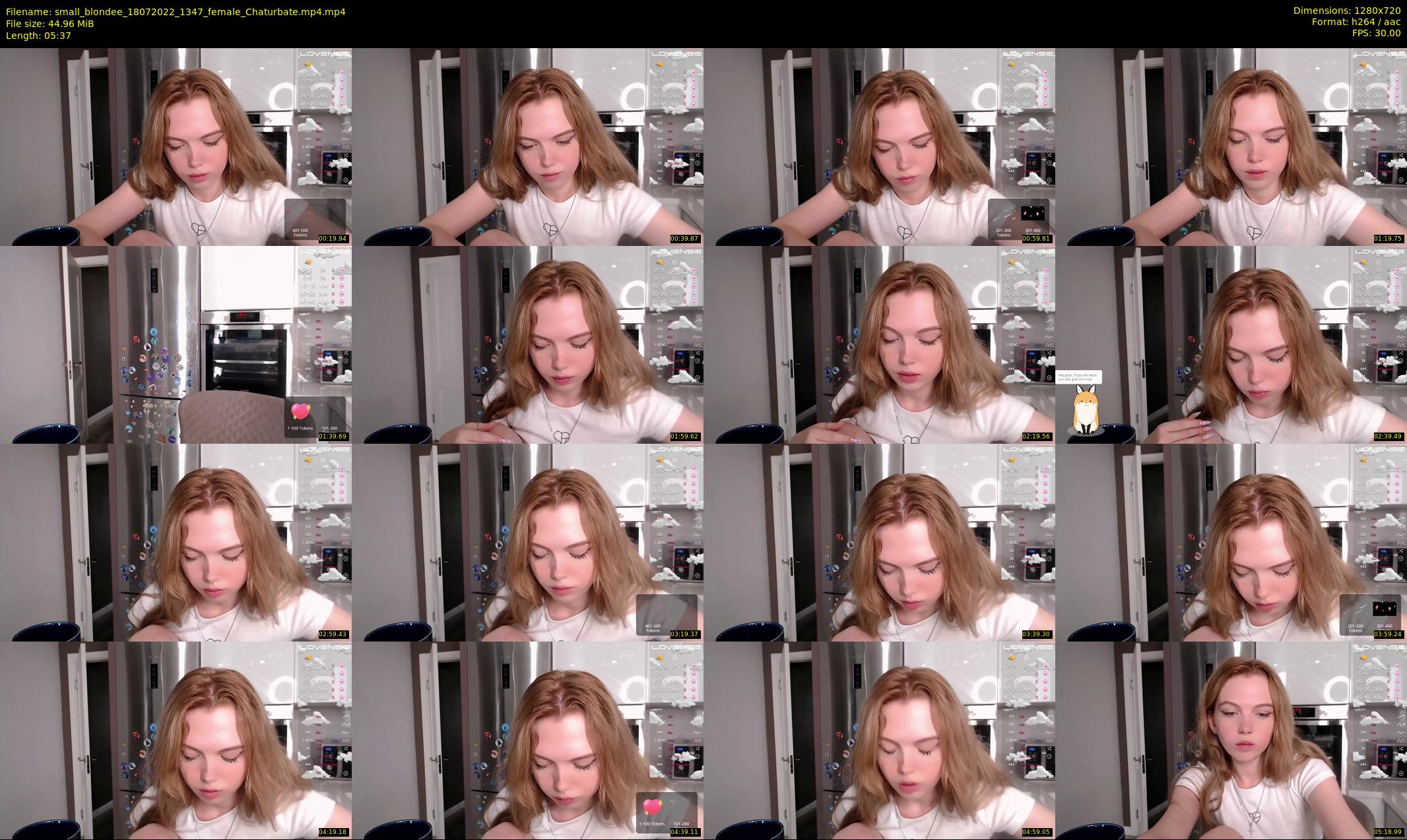 small_blondee — 6 minute Chaturbate female cam show recording, 720p, Jul 18, 2022