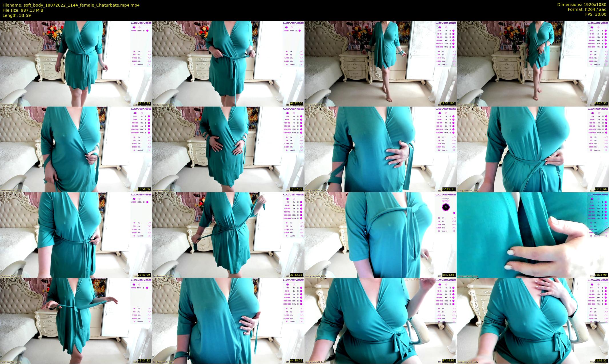 soft_body — 54 minute Chaturbate female cam show recording, 1080p, Jul 18, 2022