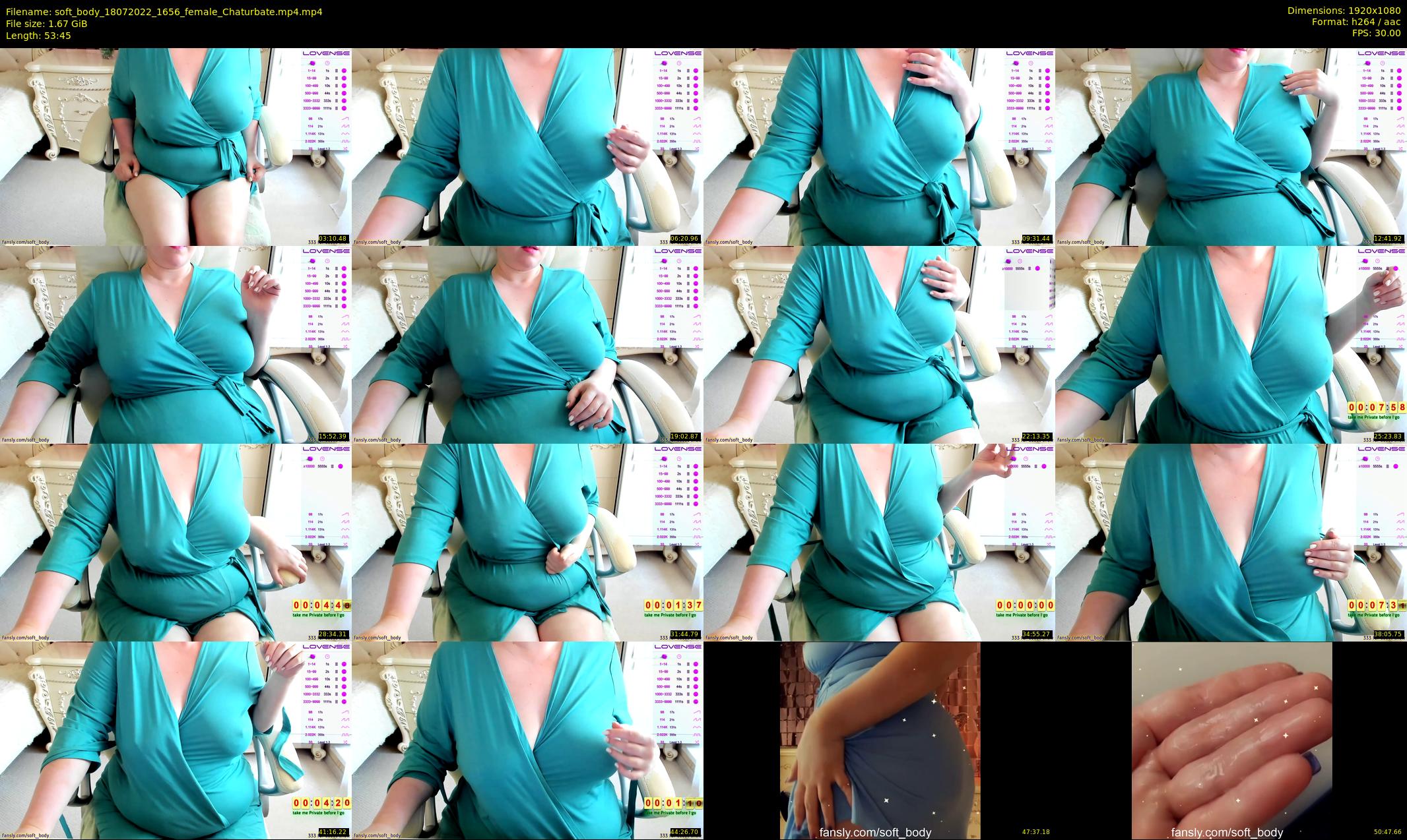 soft_body — 54 minute Chaturbate female cam show recording, 1080p, Jul 18, 2022