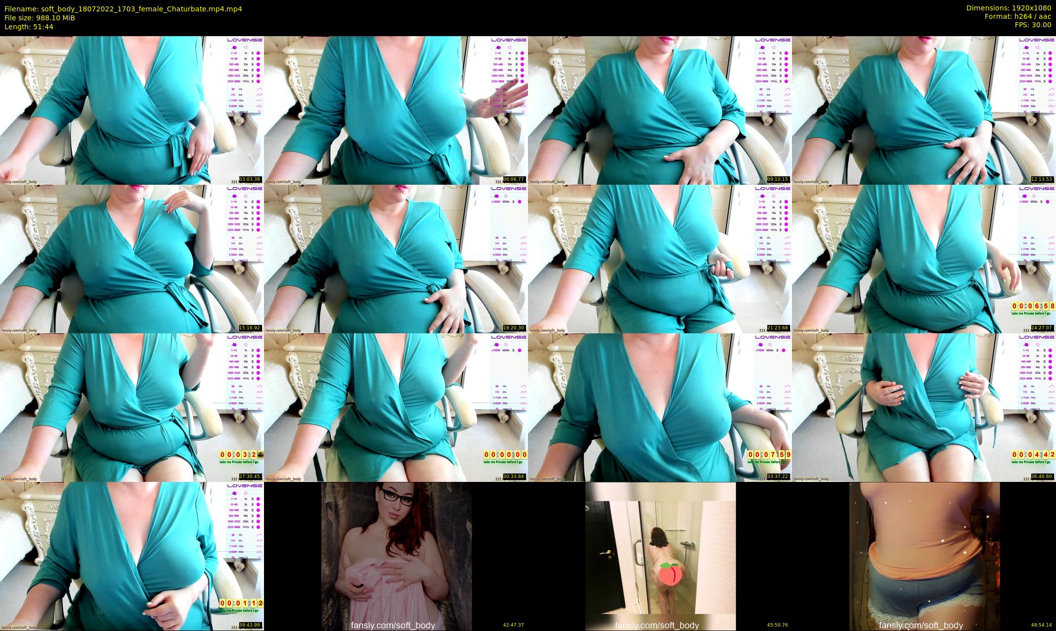 soft_body — 52 minute Chaturbate female cam show recording, 1080p, Jul 18, 2022