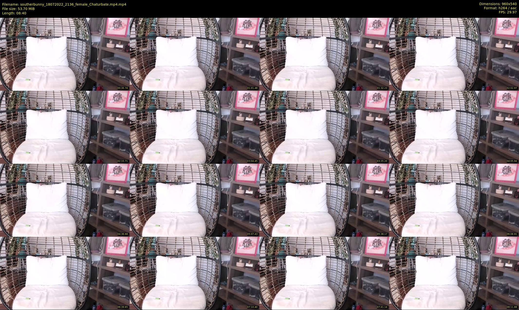 southerbunny — 9 minute Chaturbate female cam show recording, 480p, Jul 18, 2022