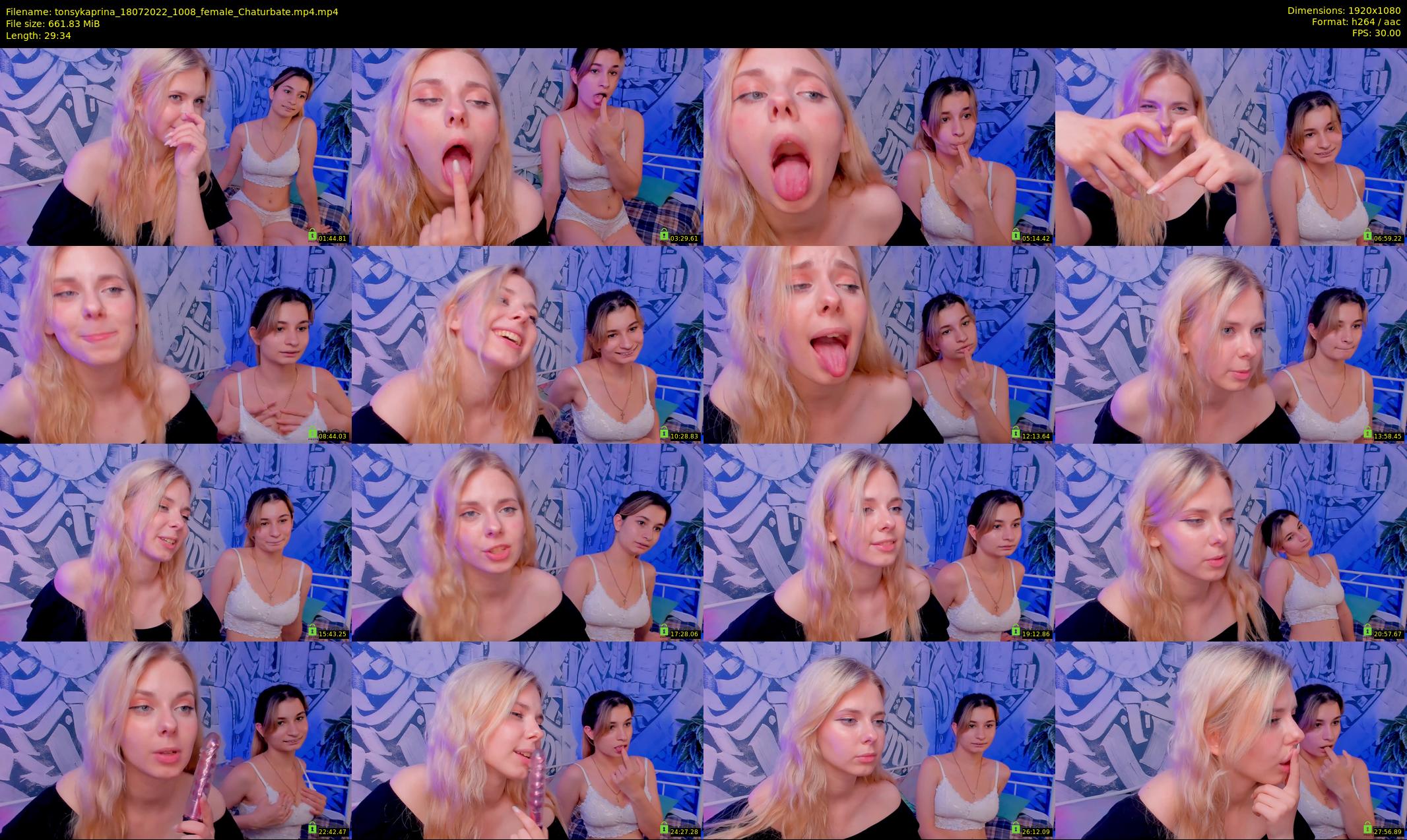 tonsykaprina — 30 minute Chaturbate couple cam show recording, 1080p, Jul 18, 2022