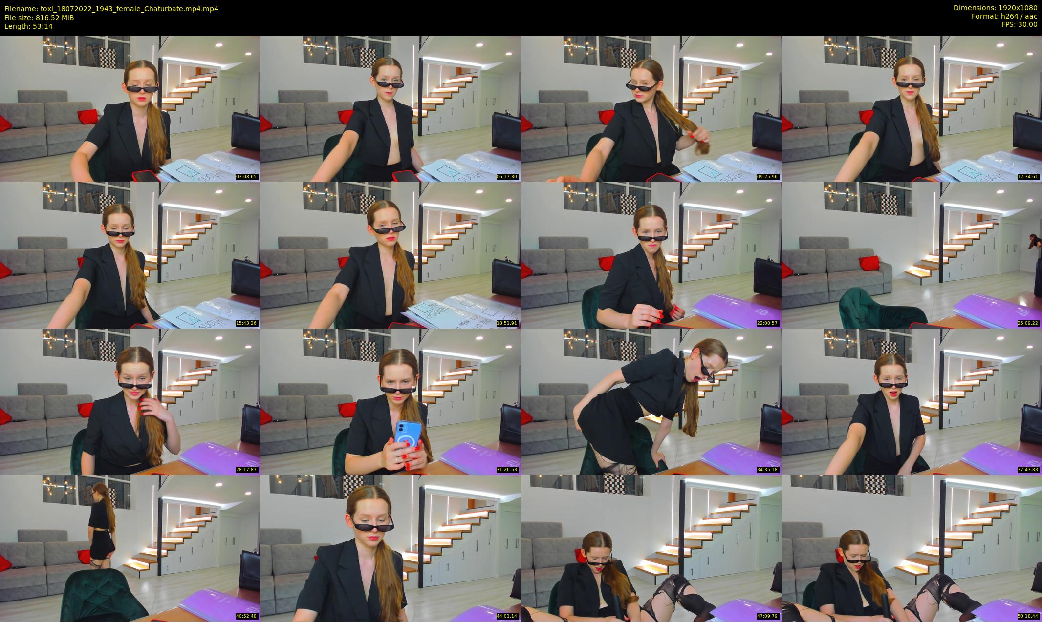 toxl — 54 minute Chaturbate female cam show recording, 1080p, Jul 18, 2022