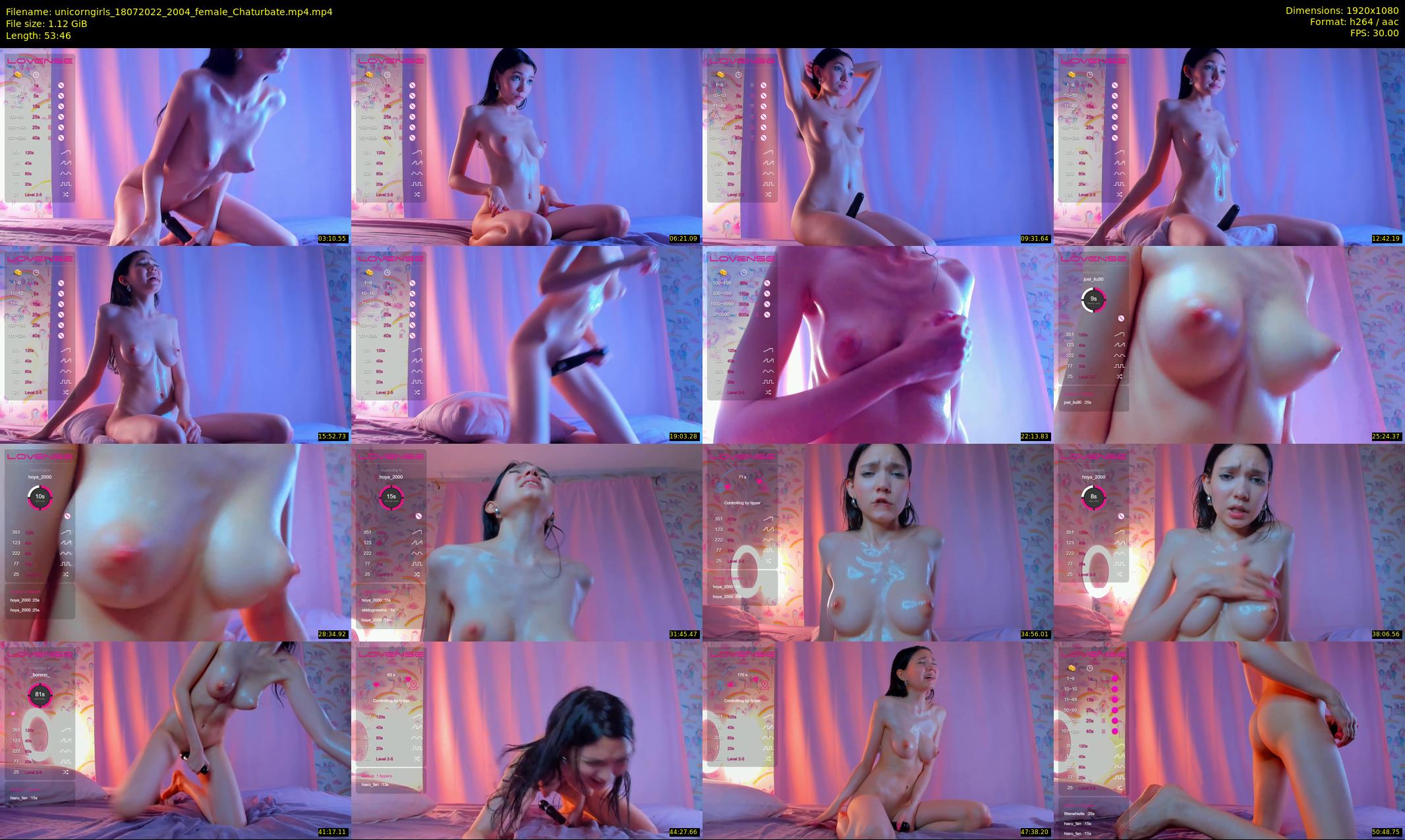 unicorngirls — 54 minute Chaturbate couple cam show recording, 1080p, Jul 18, 2022