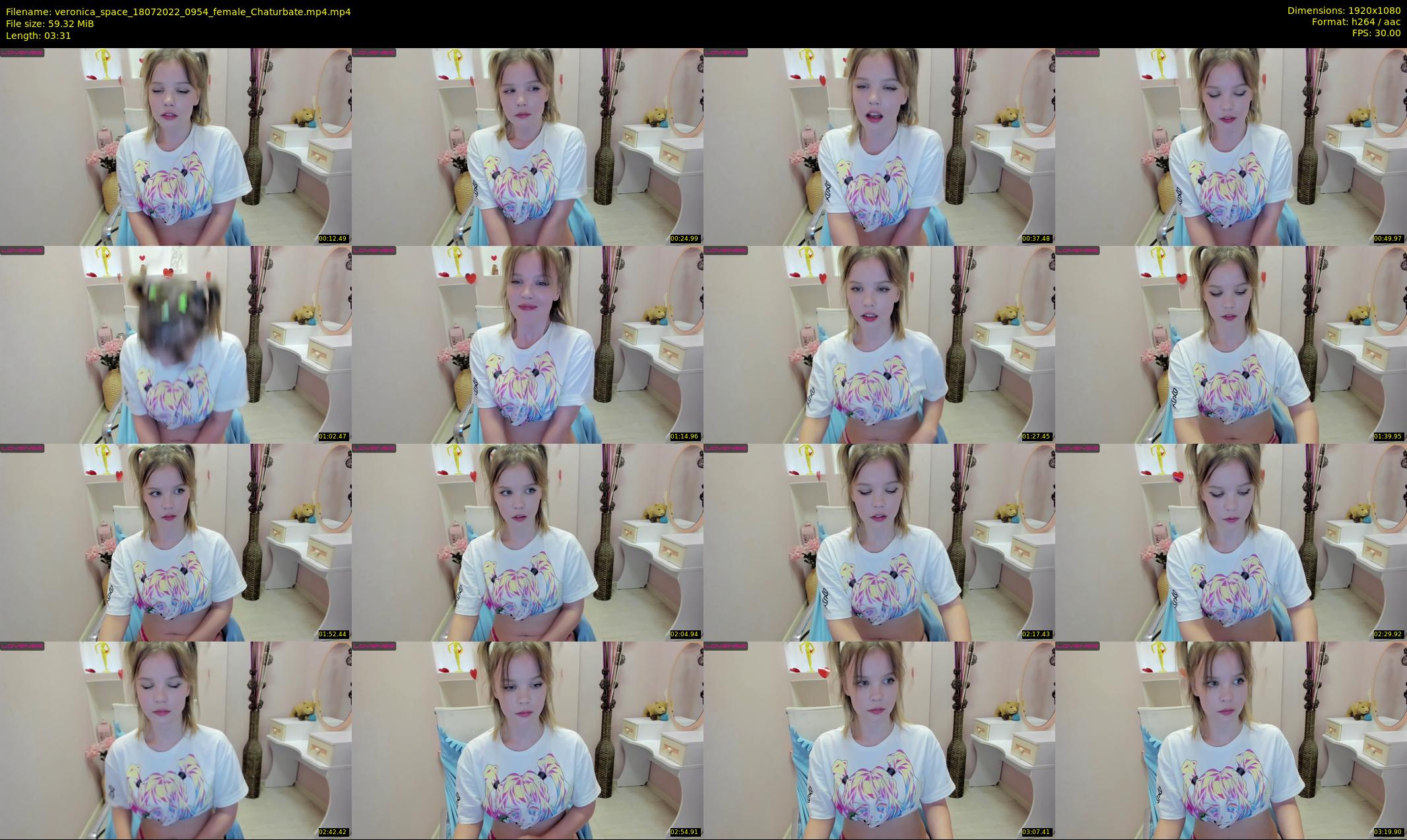 veronica_space — 4 minute Chaturbate female cam show recording, 1080p, Jul 18, 2022