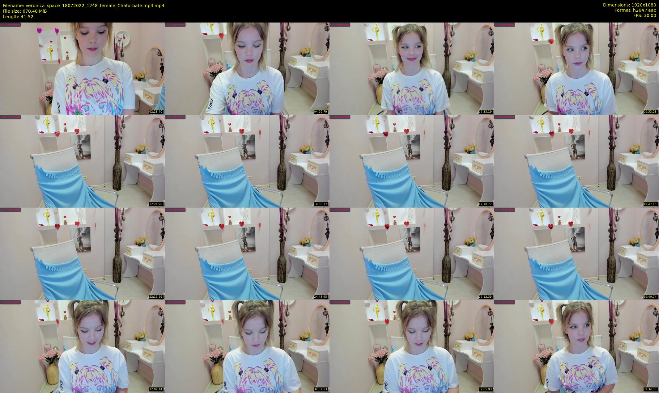 veronica_space — 42 minute Chaturbate female cam show recording, 1080p, Jul 18, 2022