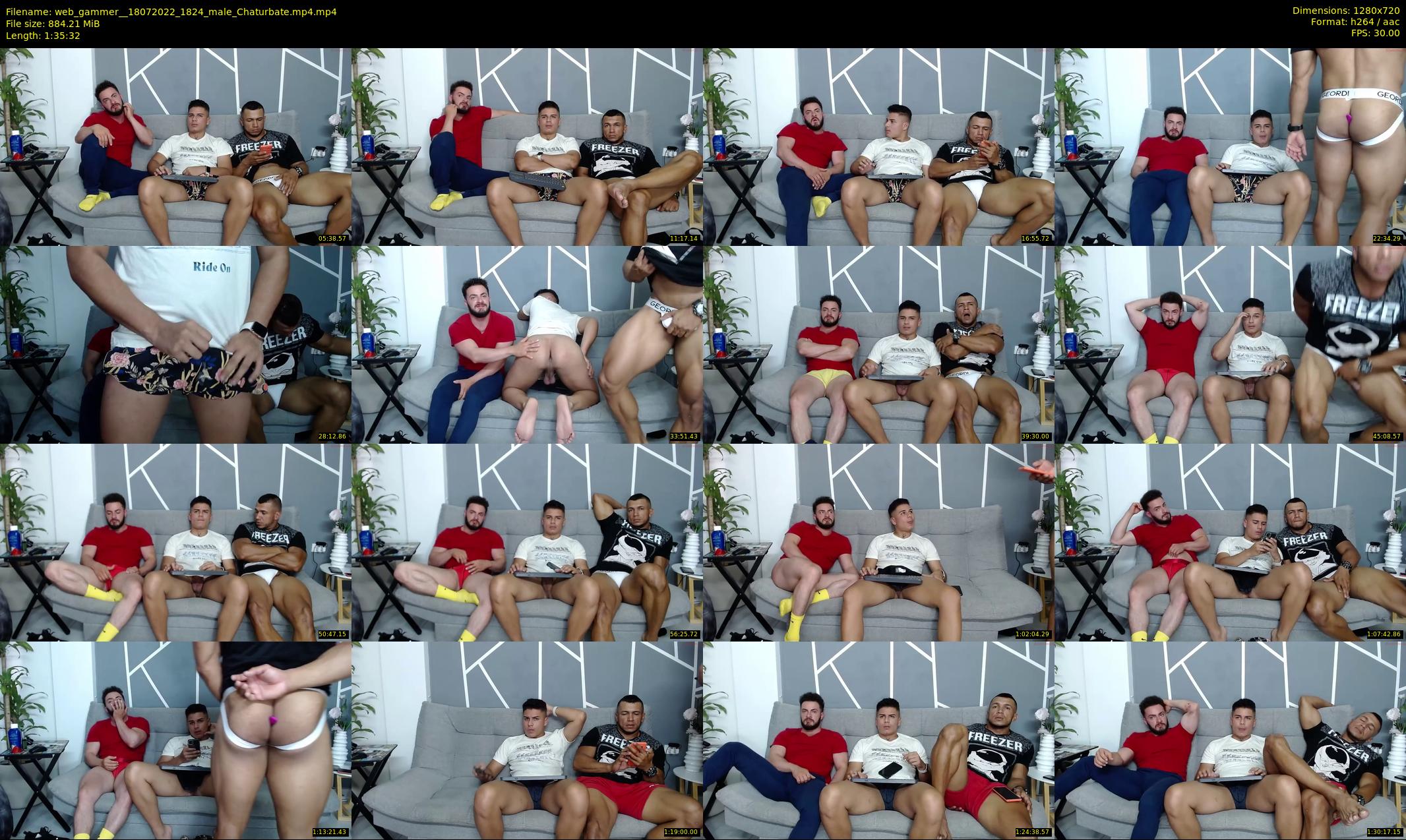 web_gammer_ — 96 minute Chaturbate male cam show recording, 720p, Jul 18, 2022