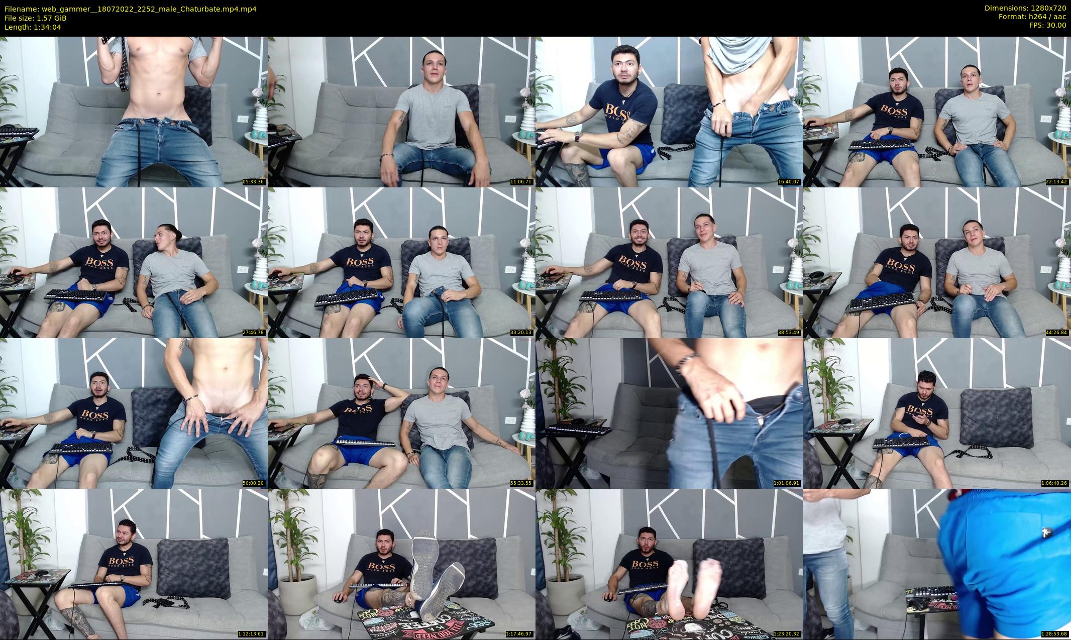 web_gammer_ — 95 minute Chaturbate male cam show recording, 720p, Jul 18, 2022