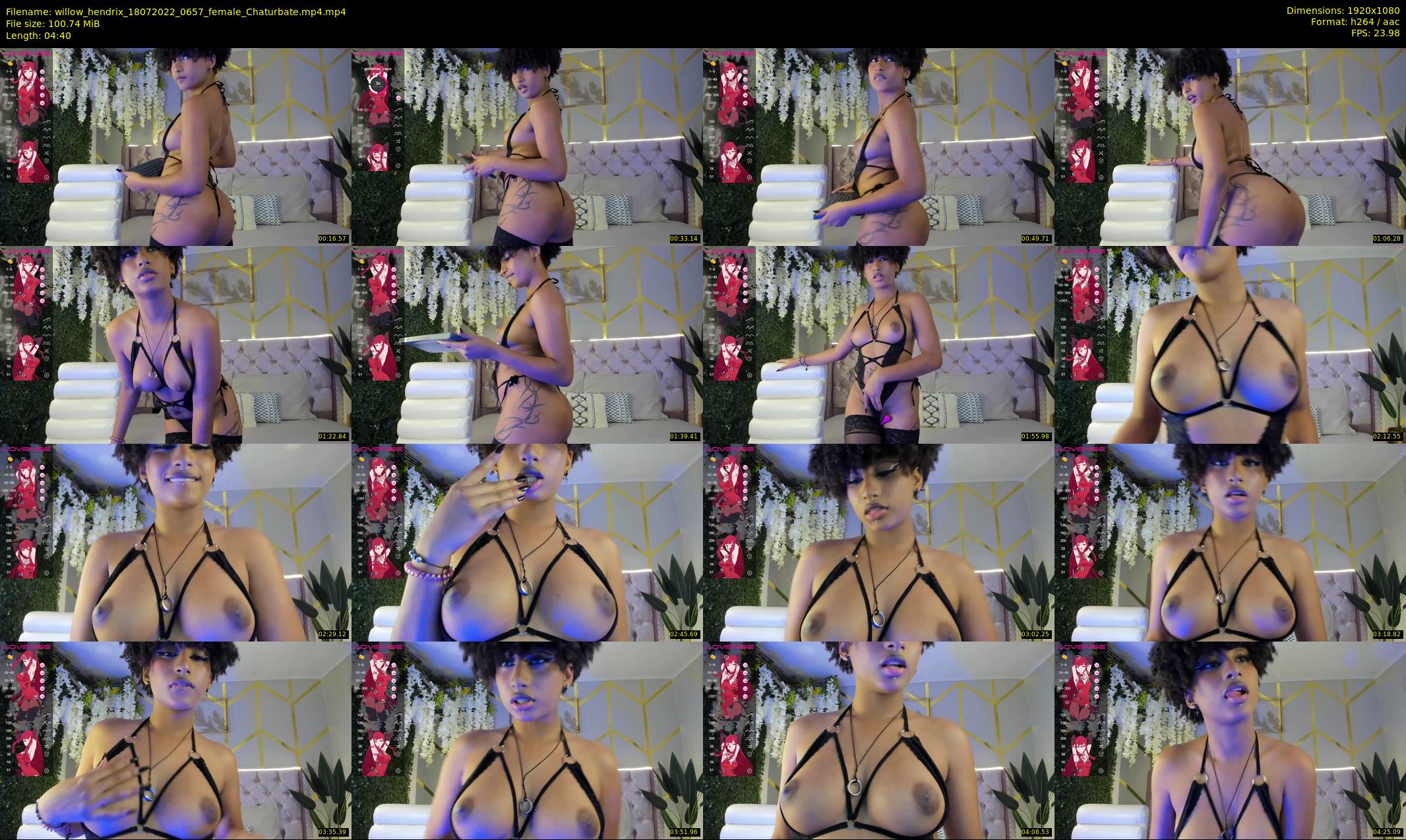 willow_hendrix — 5 minute Chaturbate female cam show recording, 1080p, Jul 18, 2022