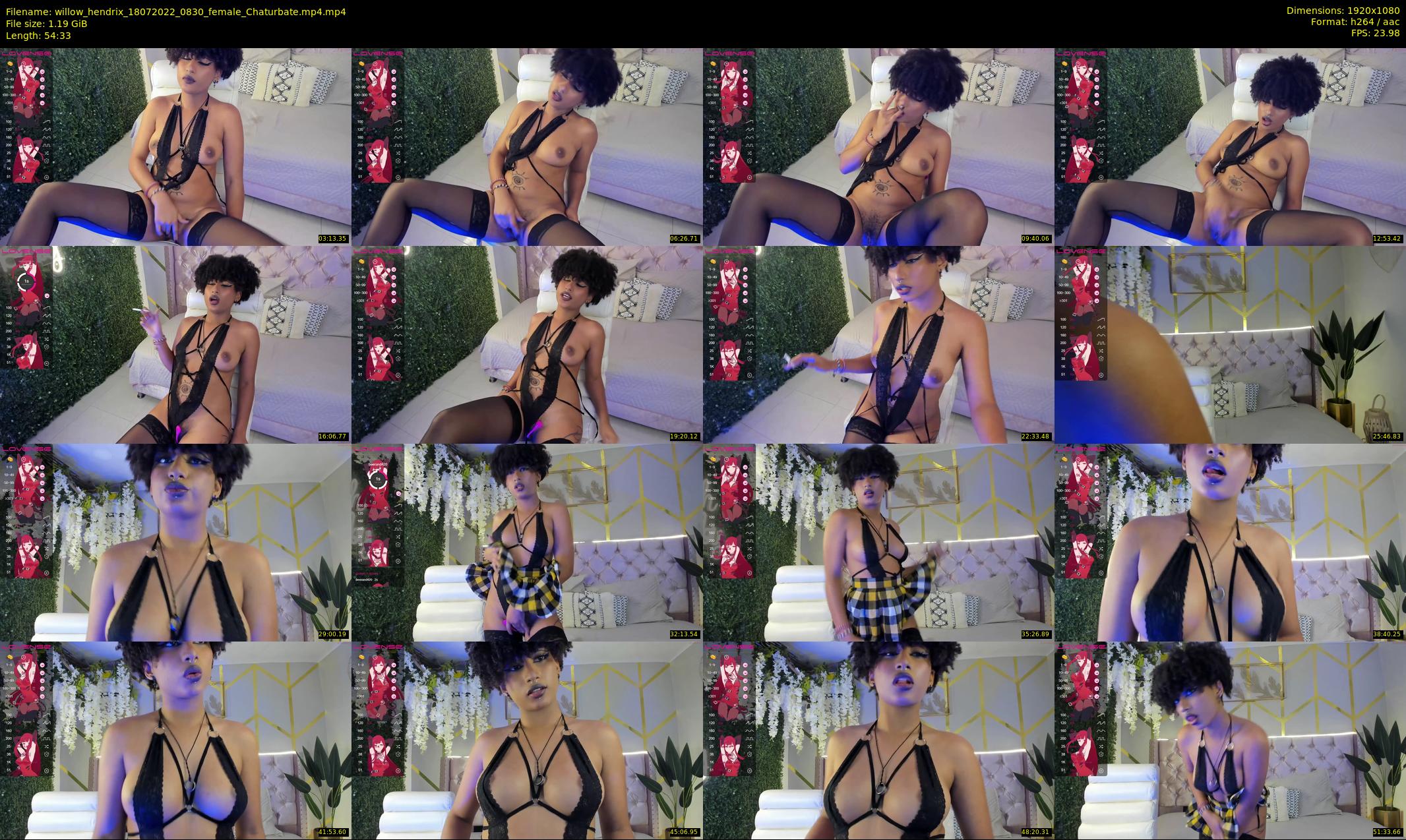 willow_hendrix — 55 minute Chaturbate female cam show recording, 1080p, Jul 18, 2022