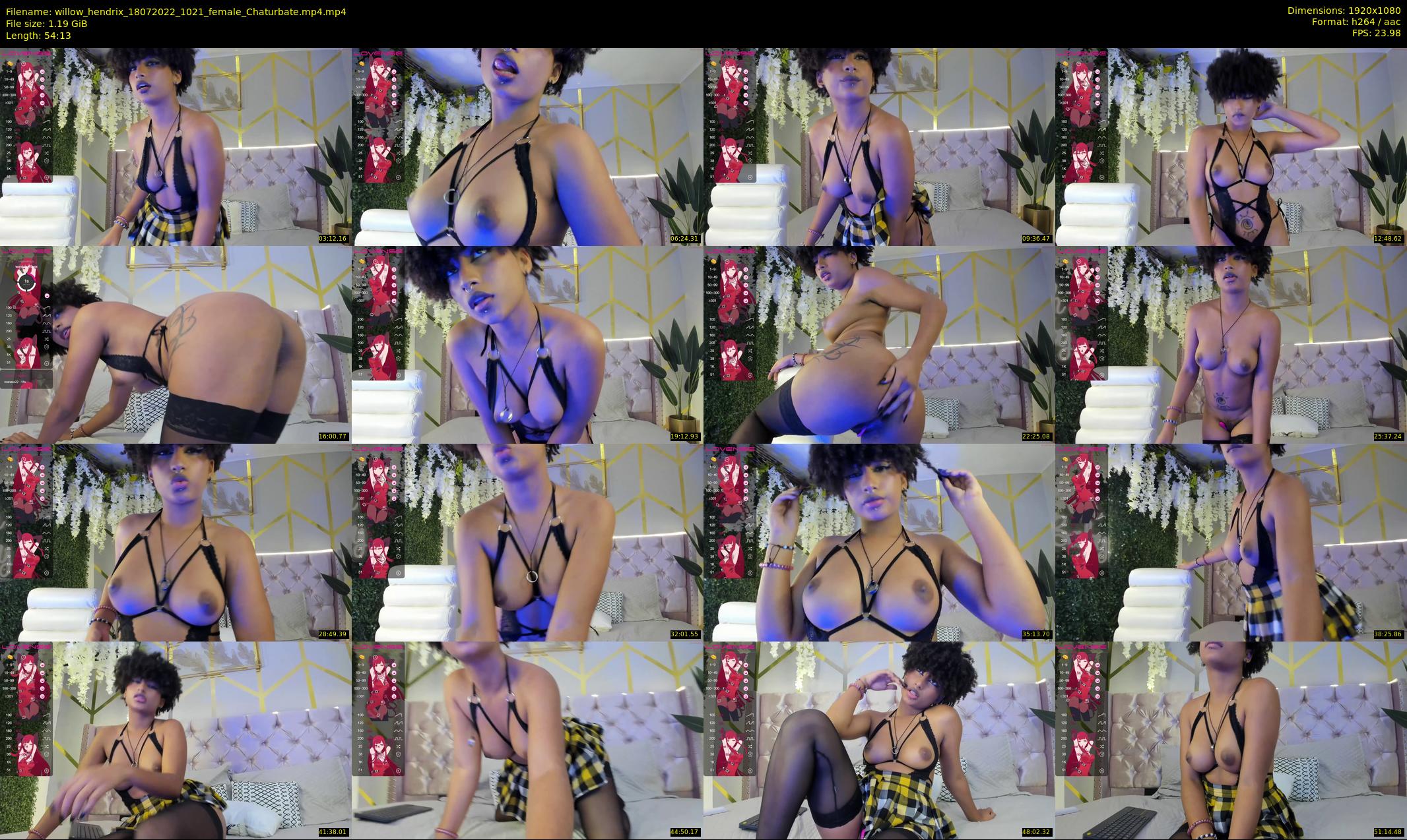 willow_hendrix — 55 minute Chaturbate female cam show recording, 1080p, Jul 18, 2022