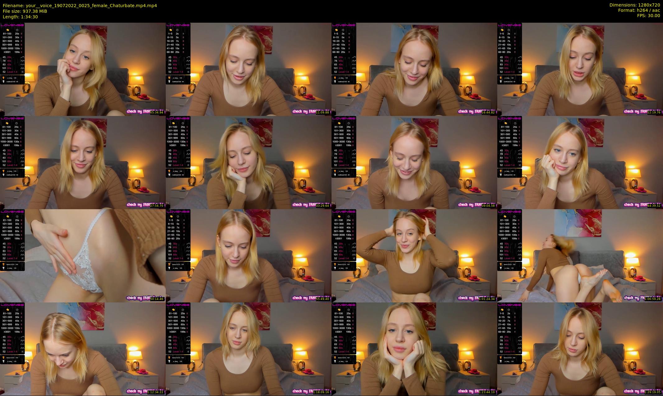 your__voice — 95 minute Chaturbate female cam show recording, 720p, Jul 19, 2022