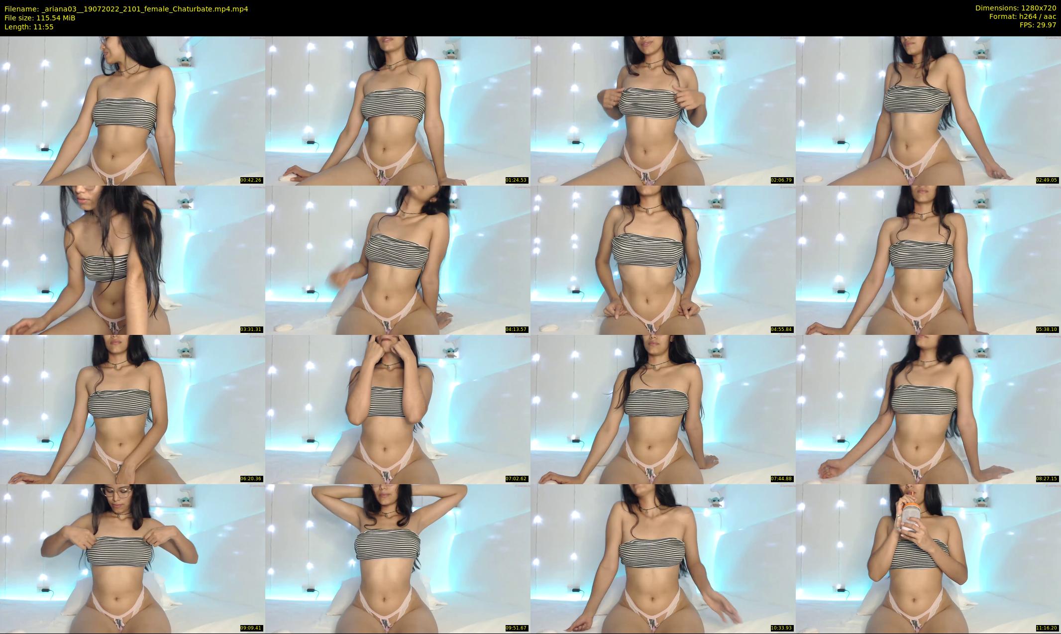 _ariana03_ — 12 minute Chaturbate female cam show recording, 720p, Jul 19, 2022
