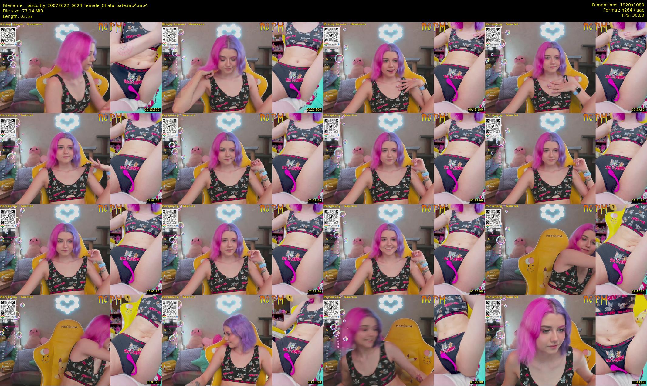 _biscuitty — 4 minute Chaturbate female cam show recording, 1080p, Jul 20, 2022