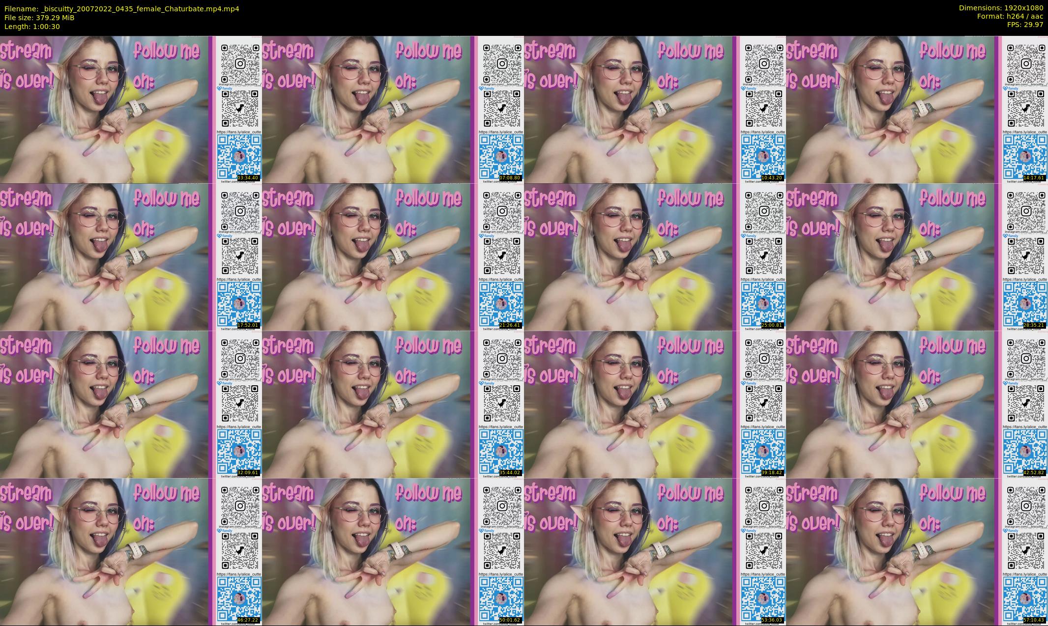 _biscuitty — 61 minute Chaturbate female cam show recording, 1080p, Jul 20, 2022
