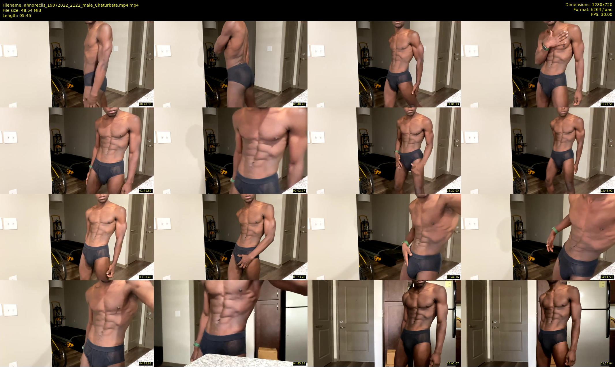 ahnoreclis — 6 minute Chaturbate male cam show recording, 720p, Jul 19, 2022