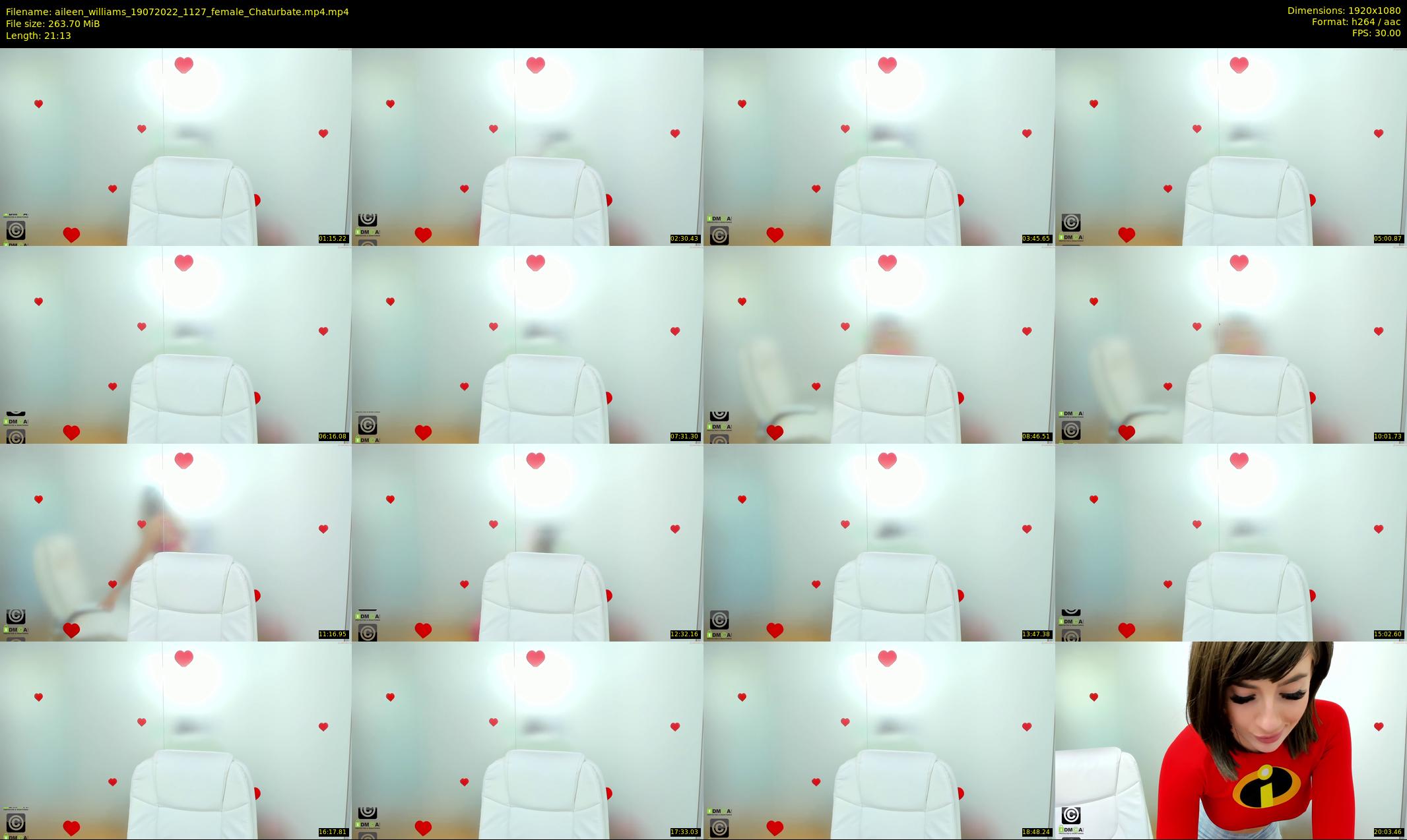 aileen_williams — 22 minute Chaturbate female cam show recording, 1080p, Jul 19, 2022