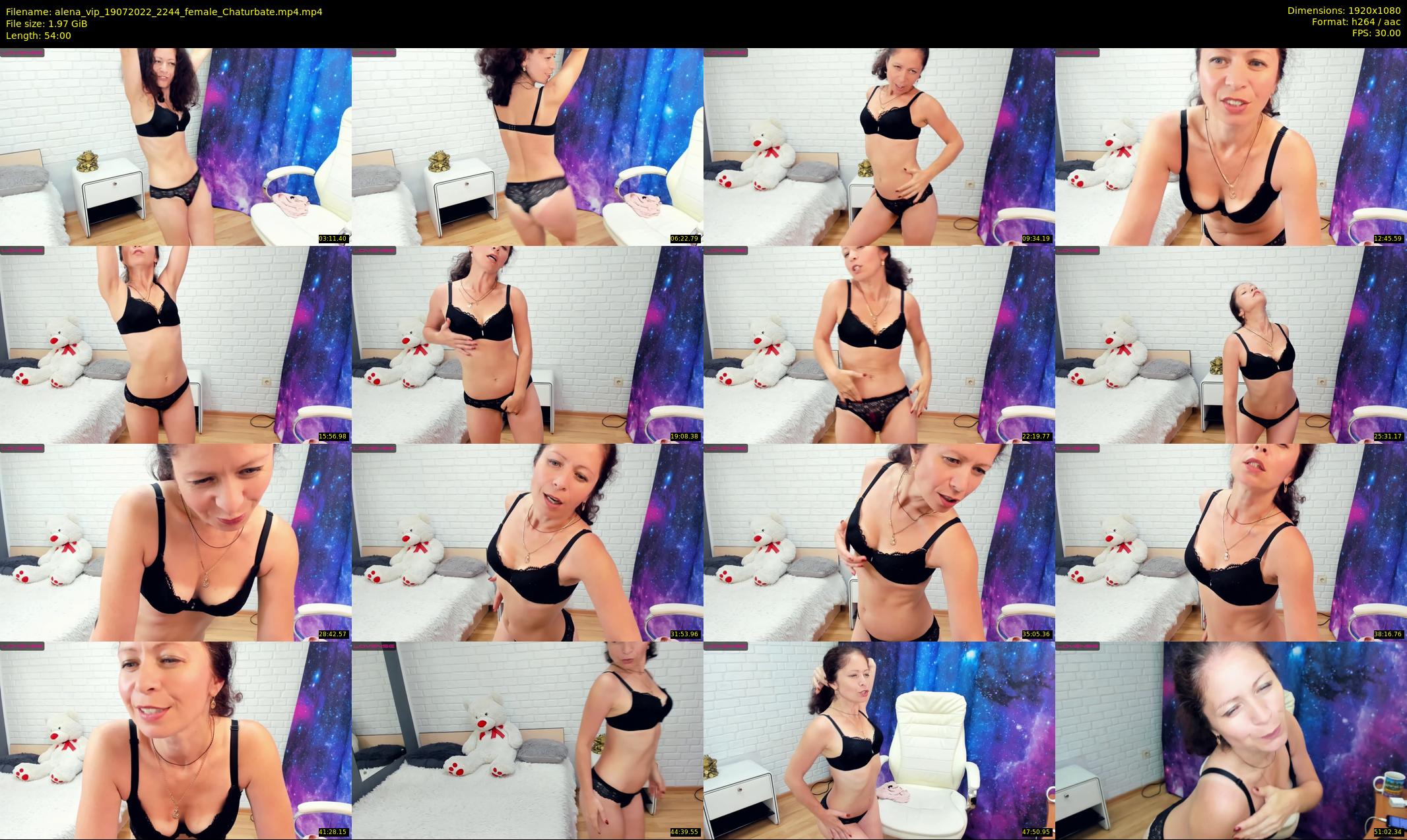 alena_vip — 54 minute Chaturbate female cam show recording, 1080p, Jul 19, 2022