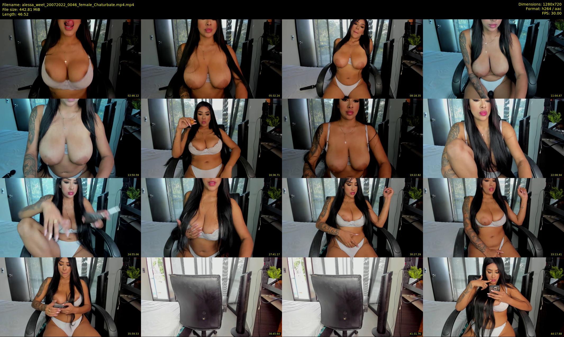alessa_weet — 47 minute Chaturbate female cam show recording, 720p, Jul 20, 2022