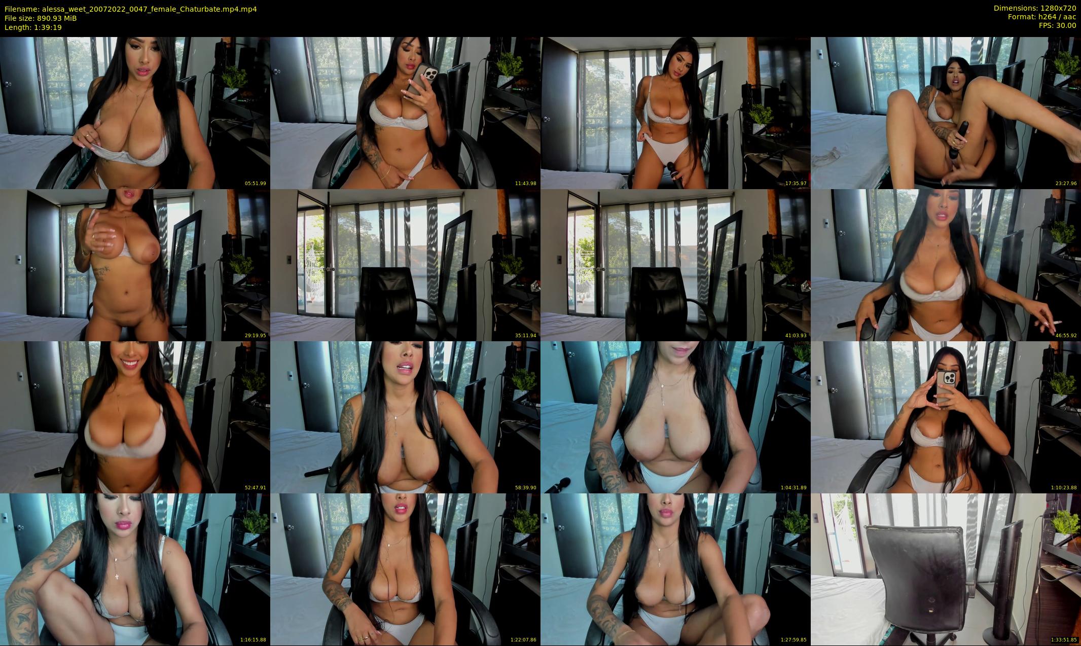 alessa_weet — 100 minute Chaturbate female cam show recording, 720p, Jul 20, 2022