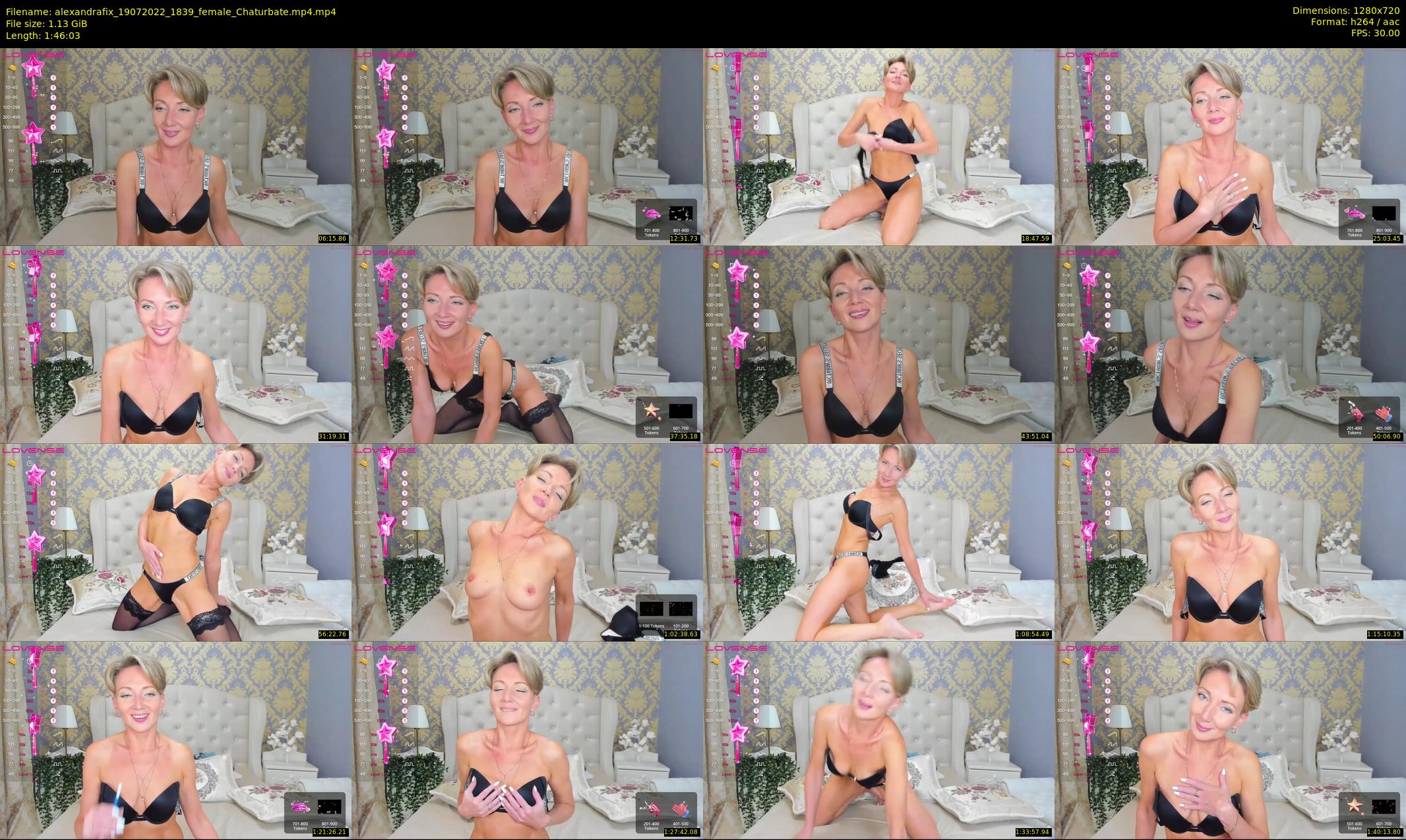 alexandrafix — 107 minute Chaturbate female cam show recording, 720p, Jul 19, 2022