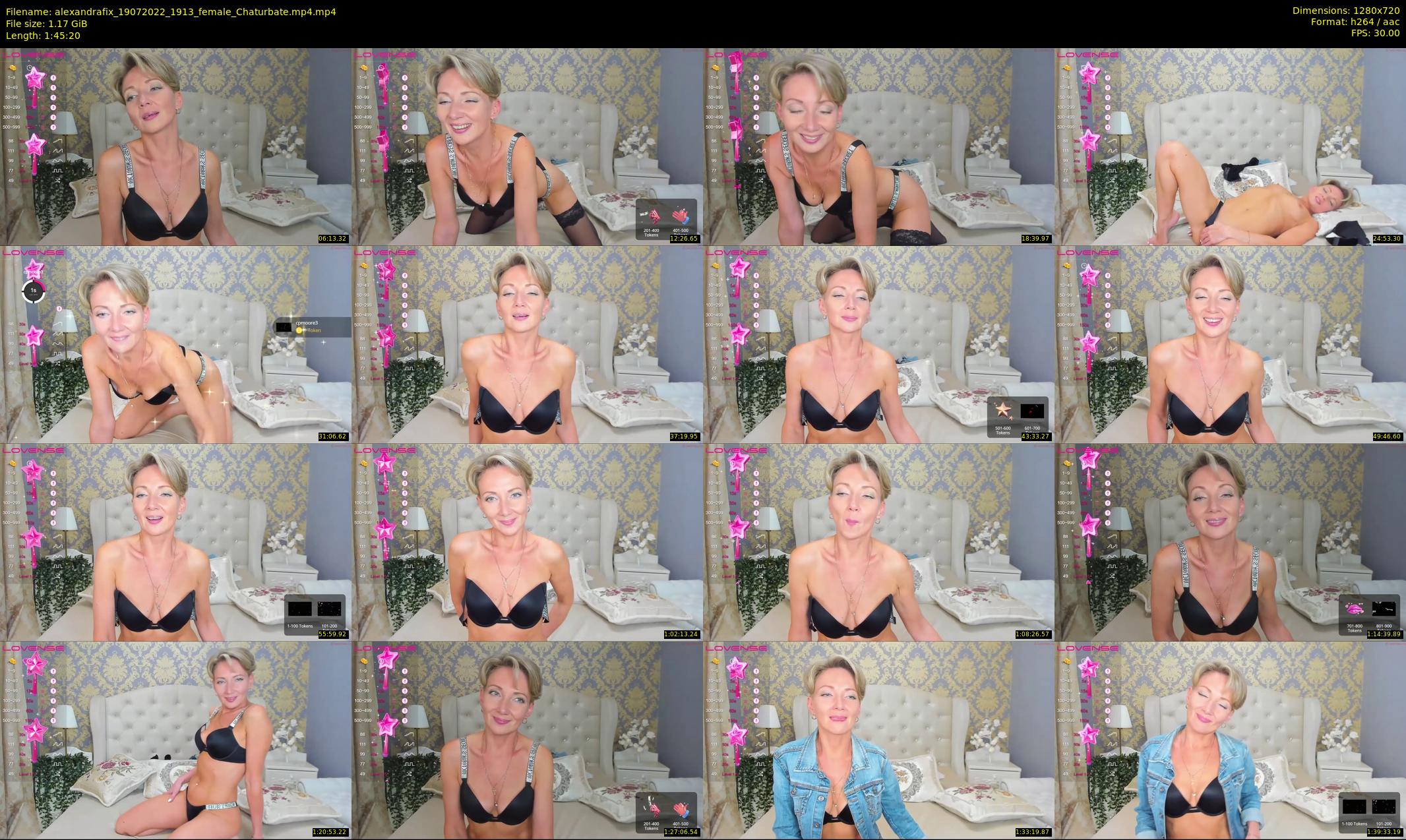alexandrafix — 106 minute Chaturbate female cam show recording, 720p, Jul 19, 2022