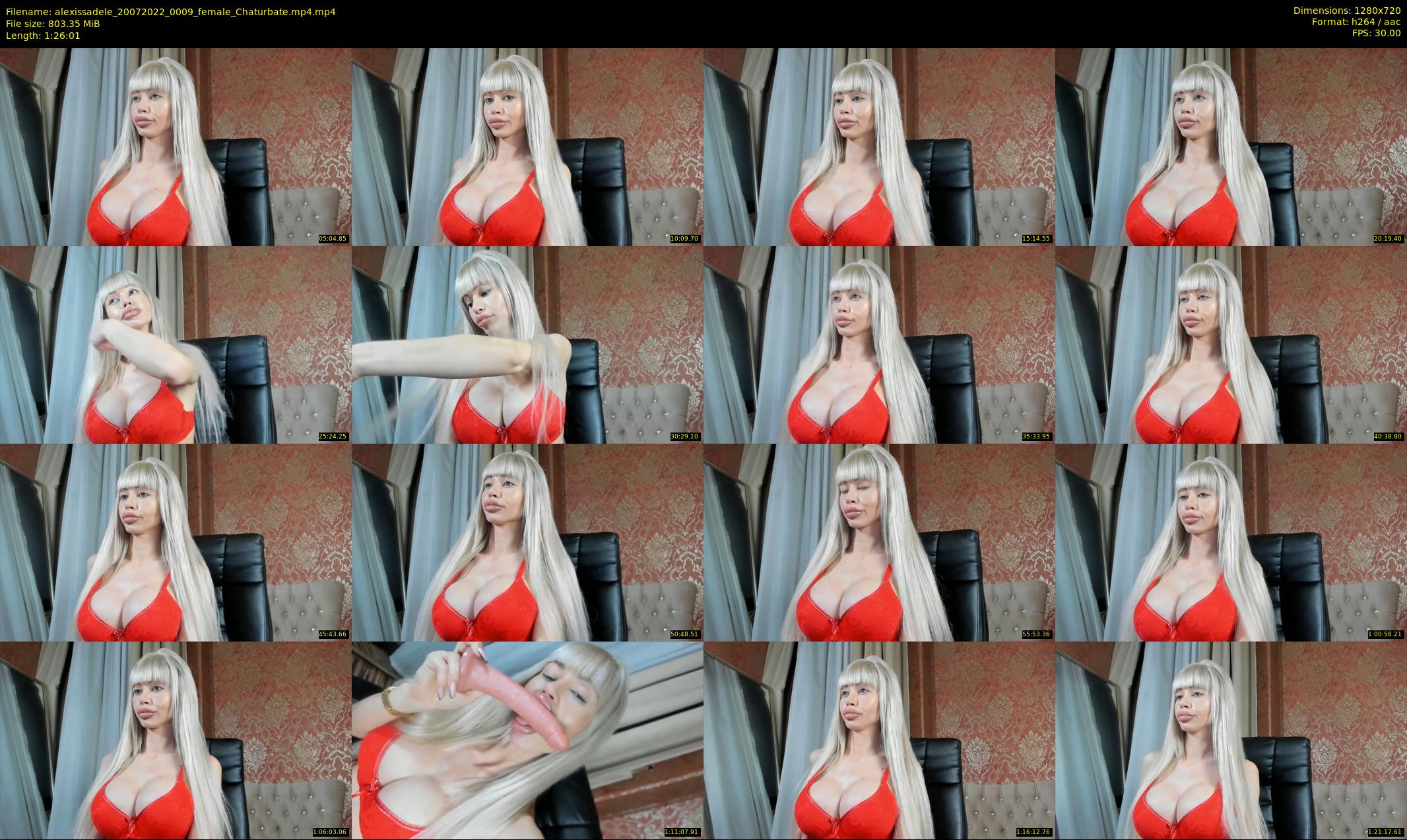 alexissadele — 87 minute Chaturbate female cam show recording, 720p, Jul 20, 2022