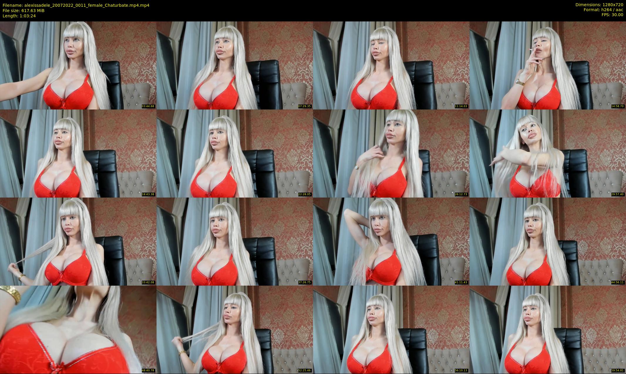 alexissadele — 64 minute Chaturbate female cam show recording, 720p, Jul 20, 2022