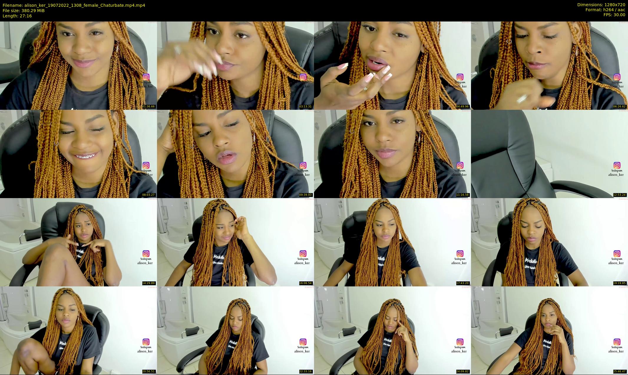 alison_ker — 28 minute Chaturbate female cam show recording, 720p, Jul 19, 2022