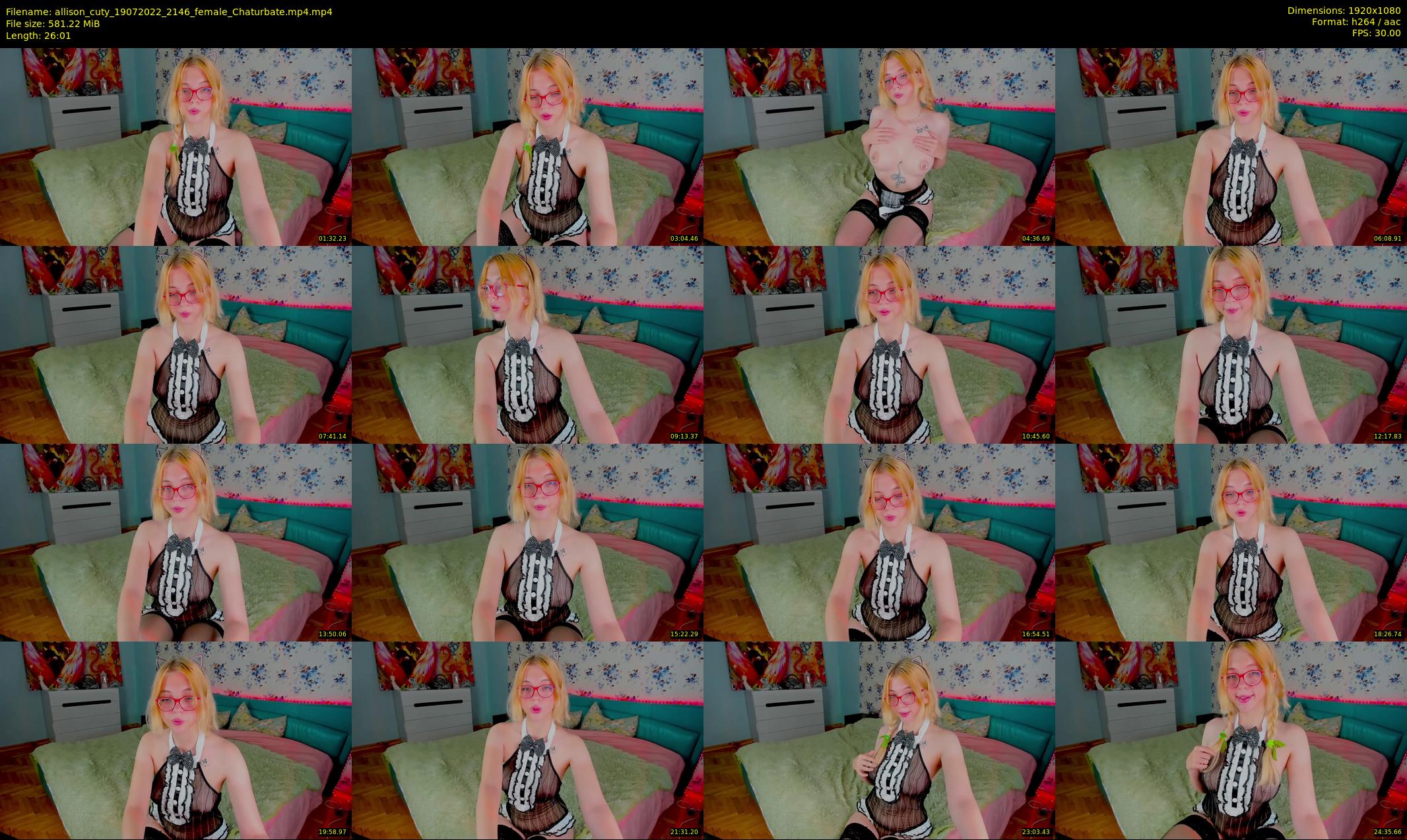 allison_cuty — 27 minute Chaturbate female cam show recording, 1080p, Jul 19, 2022