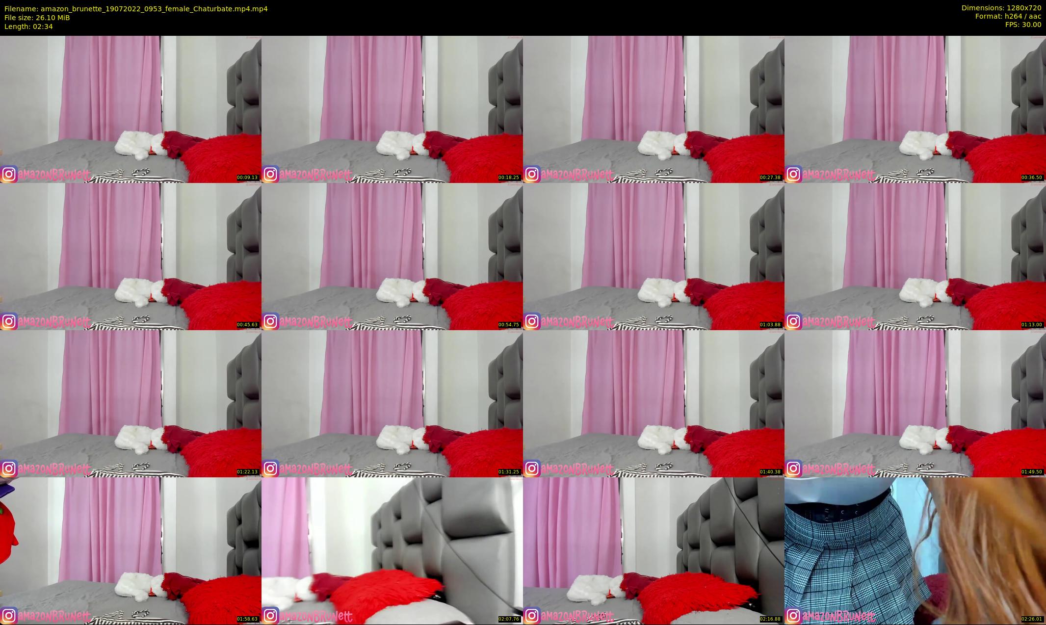 amazon_brunette — 3 minute Chaturbate female cam show recording, 720p, Jul 19, 2022