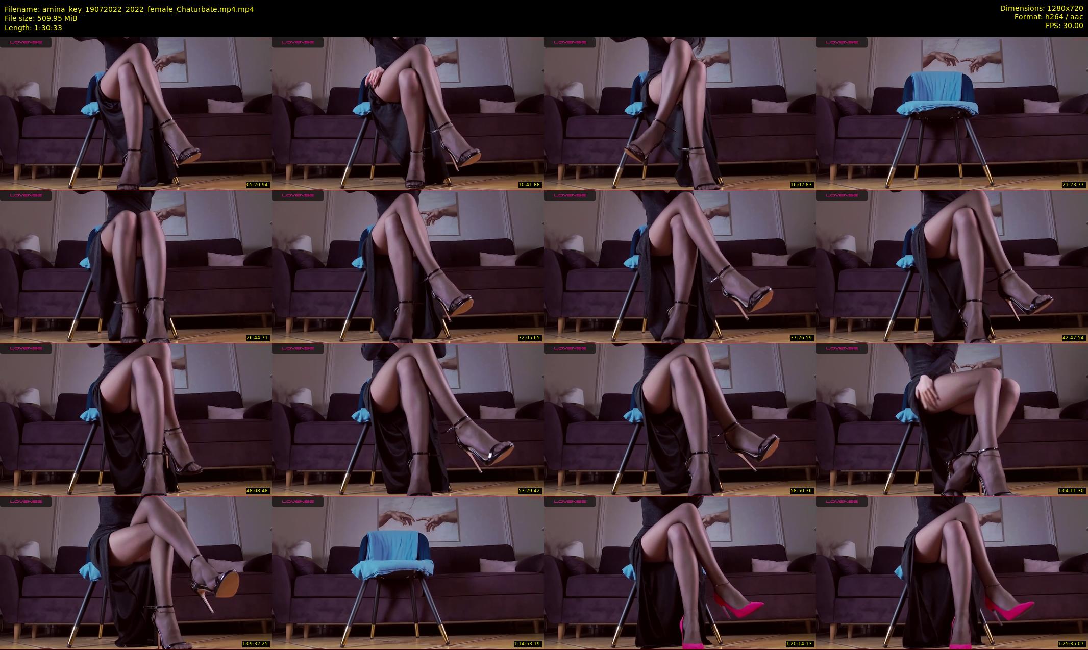 amina_key — 91 minute Chaturbate female cam show recording, 720p, Jul 19, 2022