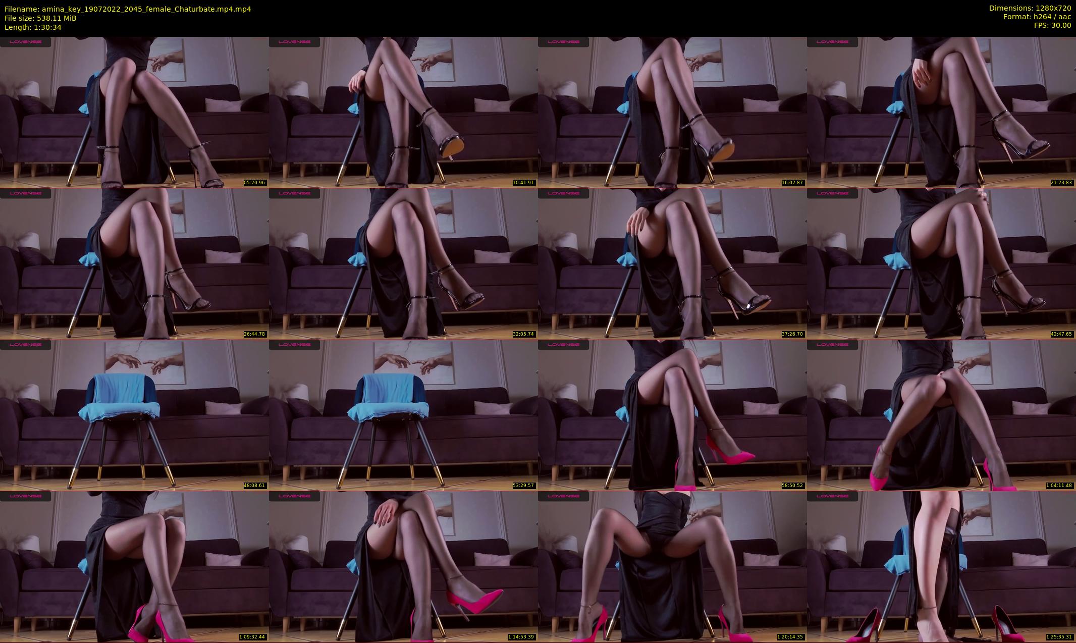 amina_key — 91 minute Chaturbate female cam show recording, 720p, Jul 19, 2022