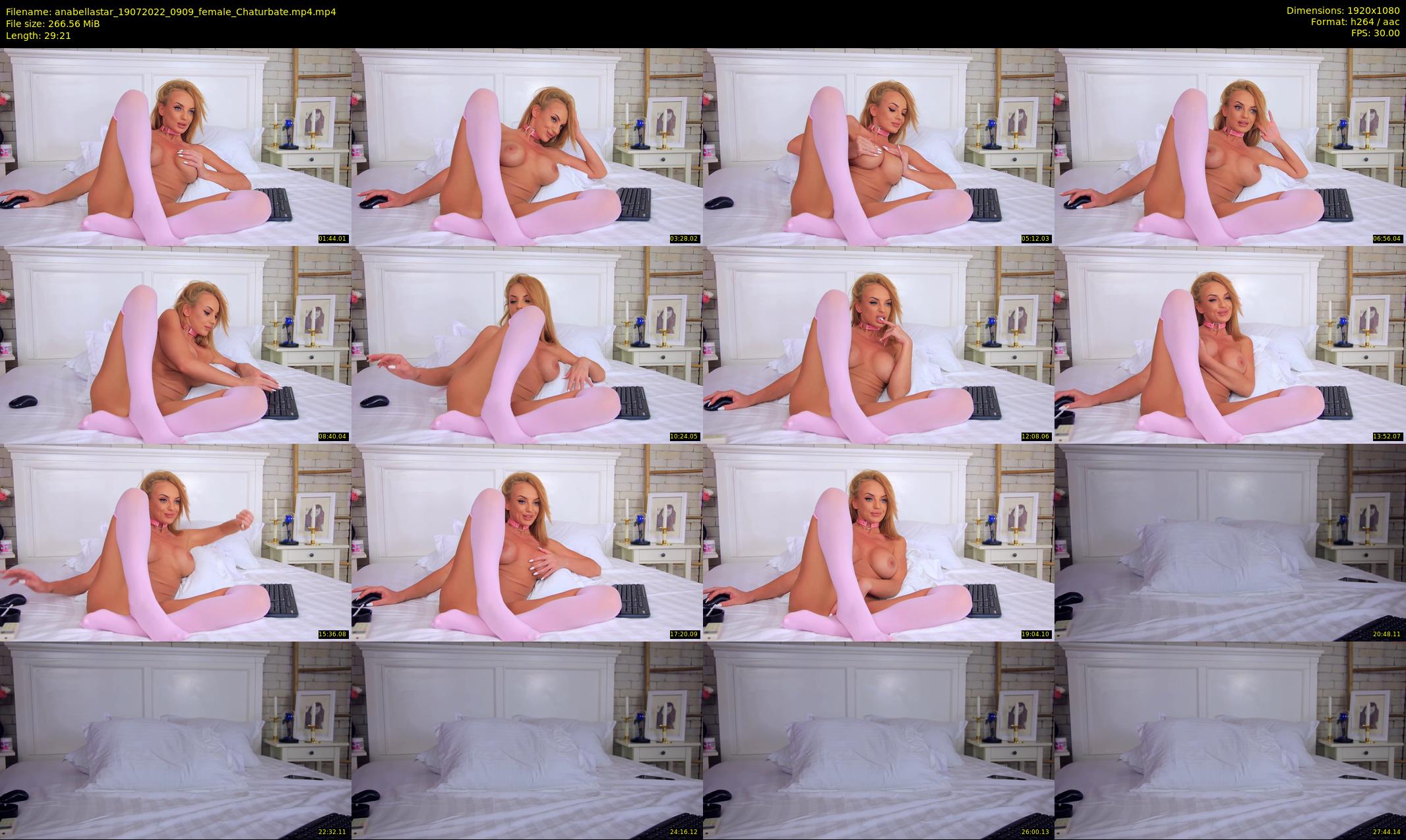 anabellastar — 30 minute Chaturbate female cam show recording, 1080p, Jul 19, 2022
