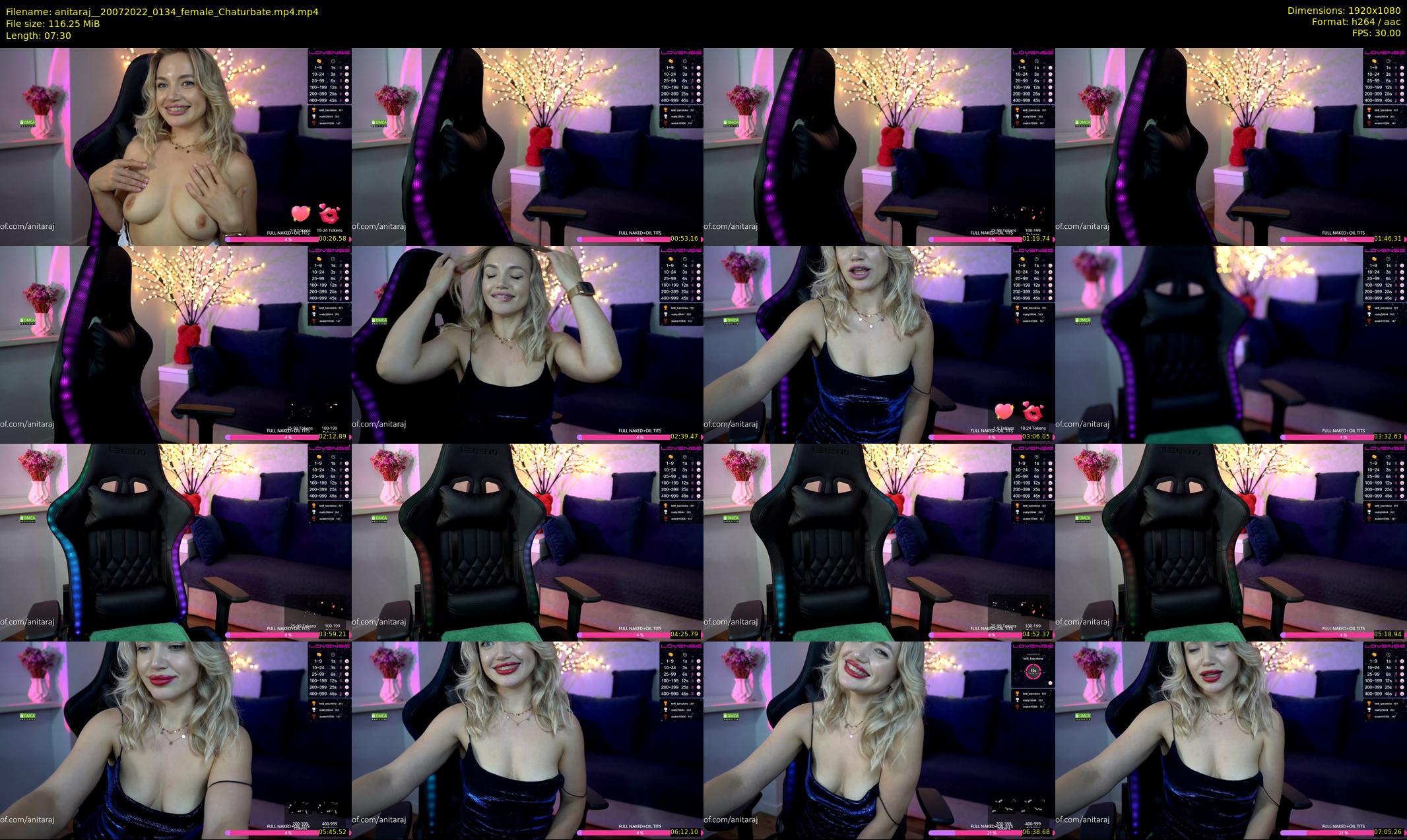 anitaraj_ — 8 minute Chaturbate female cam show recording, 1080p, Jul 20, 2022