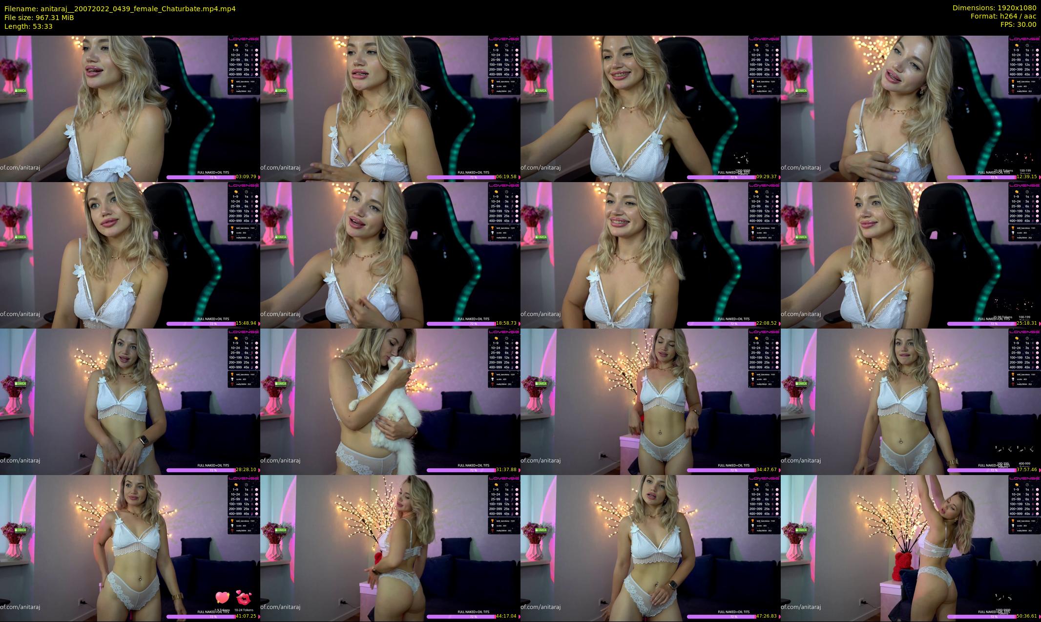 anitaraj_ — 54 minute Chaturbate female cam show recording, 1080p, Jul 20, 2022