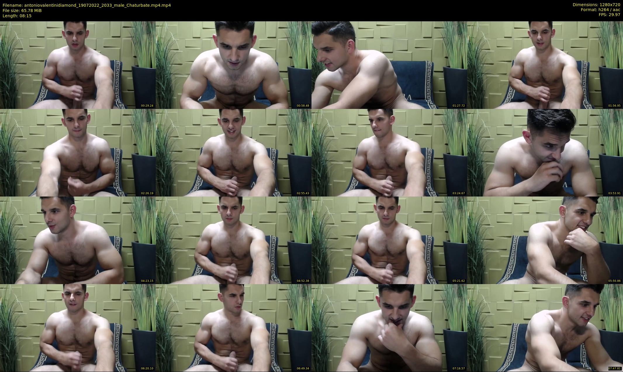 antoniovalentinidiamond — 9 minute Chaturbate male cam show recording, 720p, Jul 19, 2022