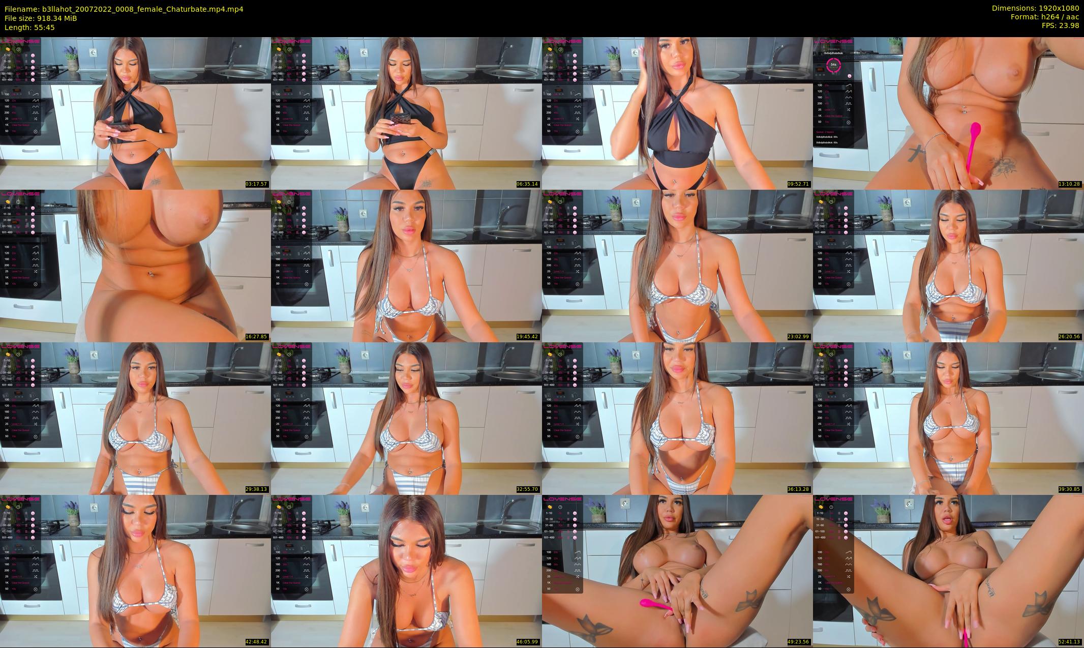 b3llahot — 56 minute Chaturbate female cam show recording, 1080p, Jul 20, 2022