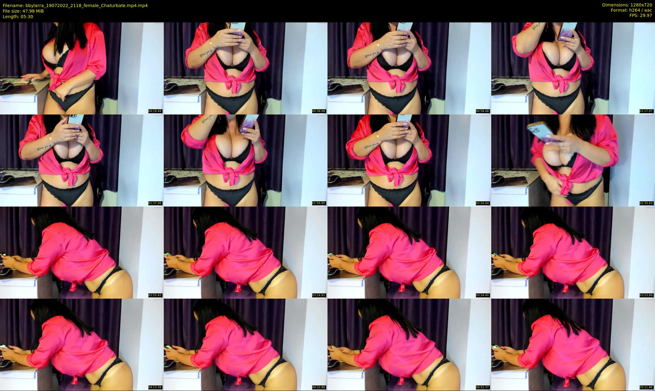 bbylarra — 6 minute Chaturbate couple cam show recording, 720p, Jul 19, 2022
