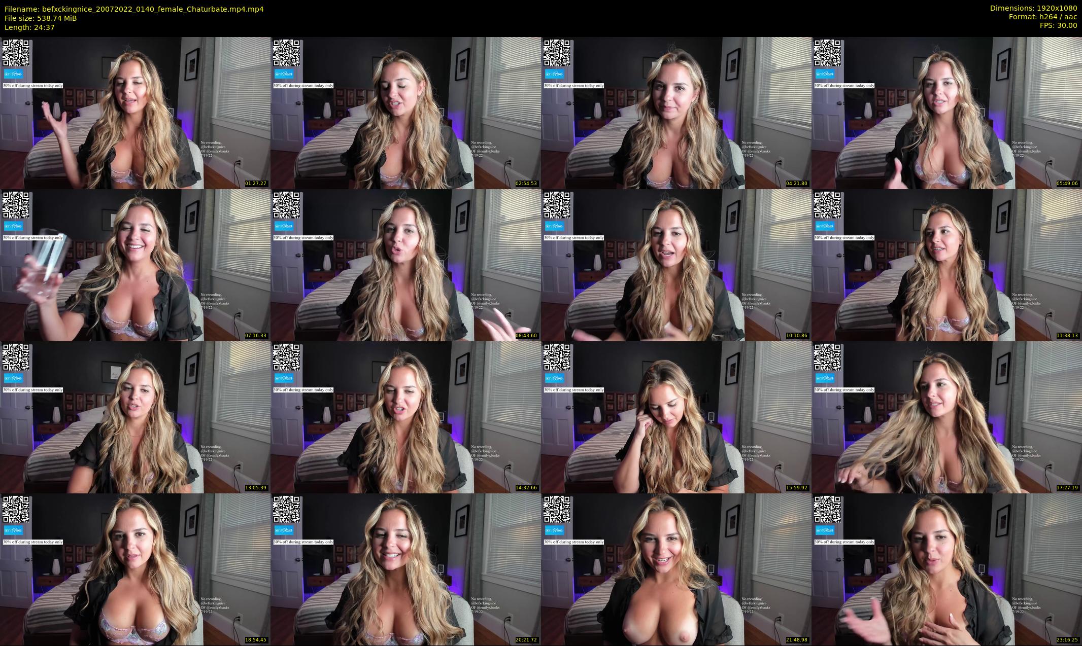 befxckingnice — 25 minute Chaturbate female cam show recording, 1080p, Jul 20, 2022
